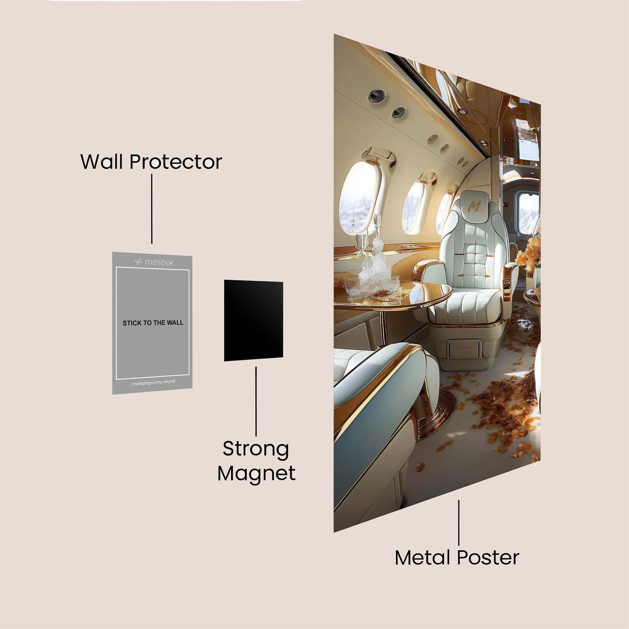 Jet Serenity Safe Wall Magnetic / M