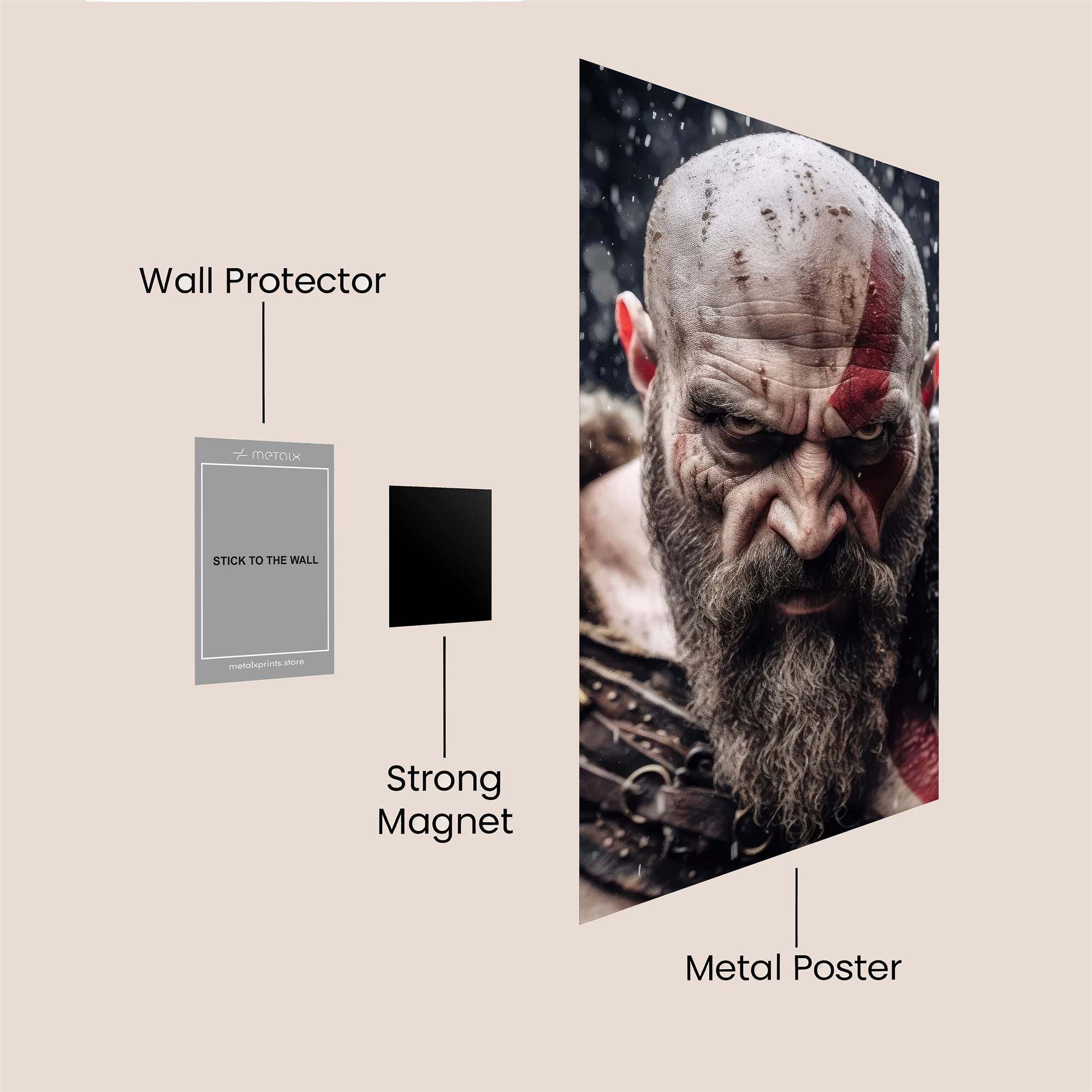 Kratos Resolute Safe Wall Magnetic / M