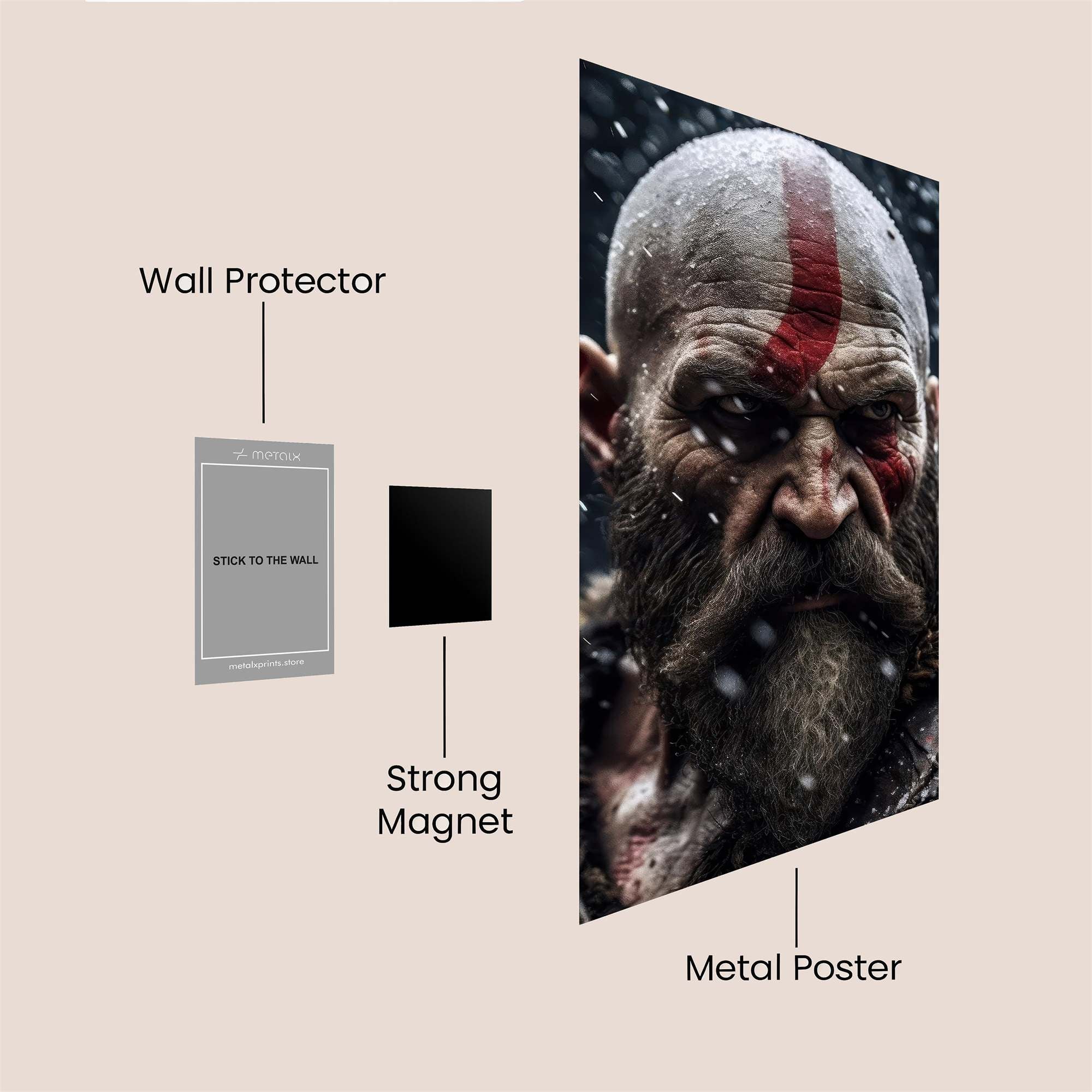Kratos Defiant Safe Wall Magnetic / M