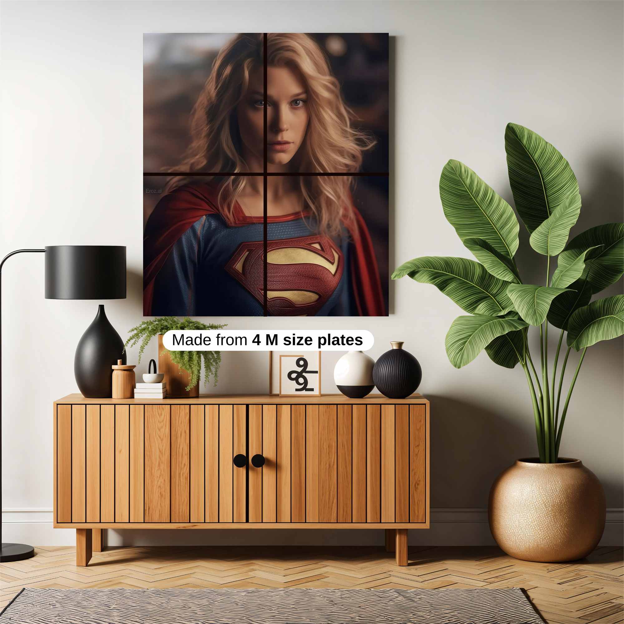 Supergirl Serene Safe Wall Magnetic / M