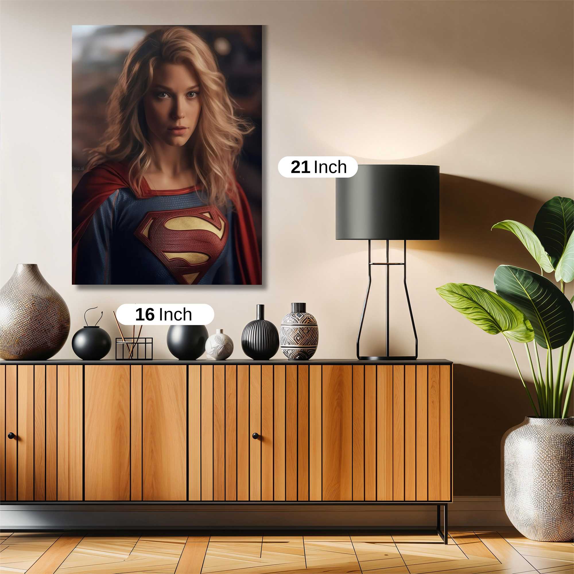 Supergirl Serene Safe Wall Magnetic / M