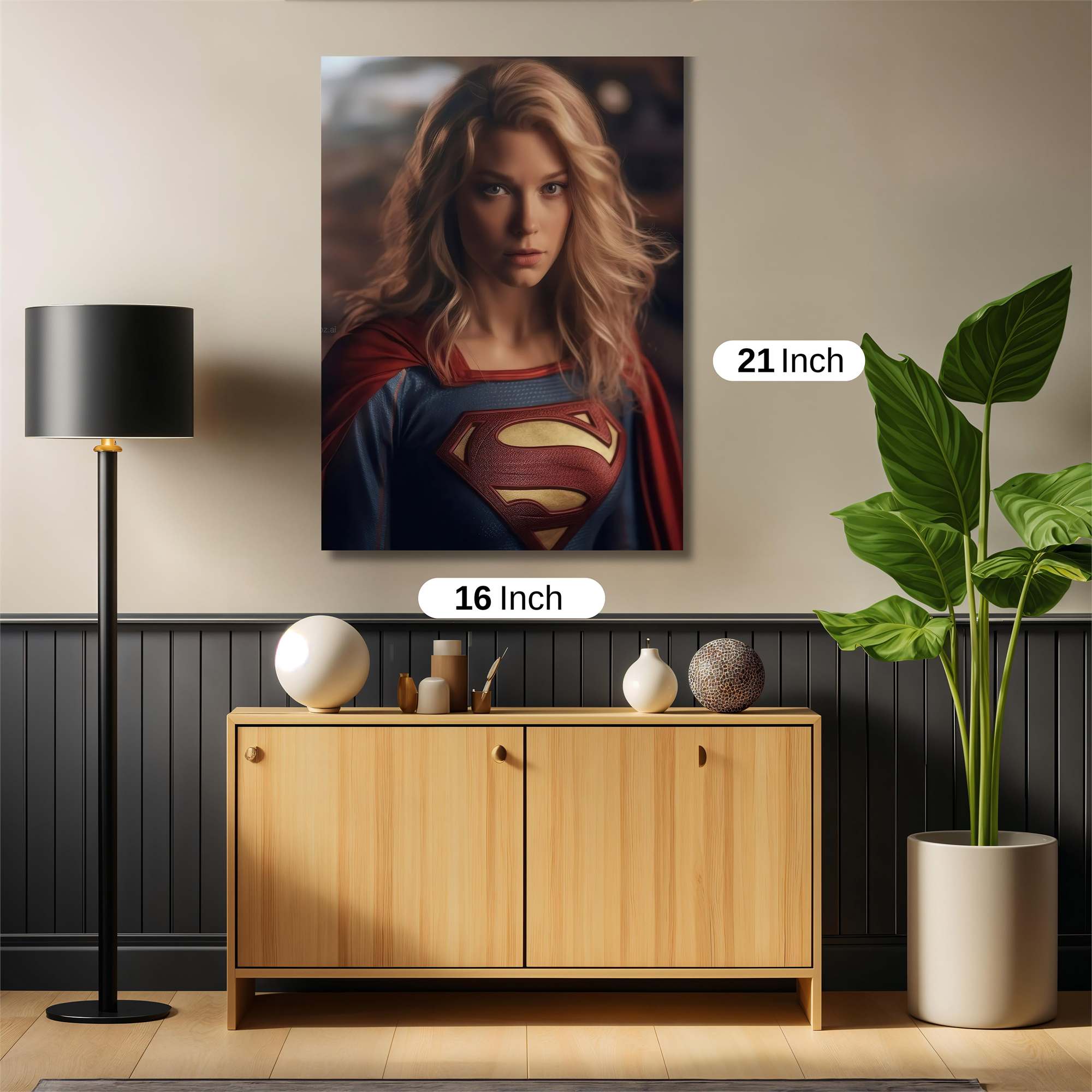 Supergirl Serene Safe Wall Magnetic / M