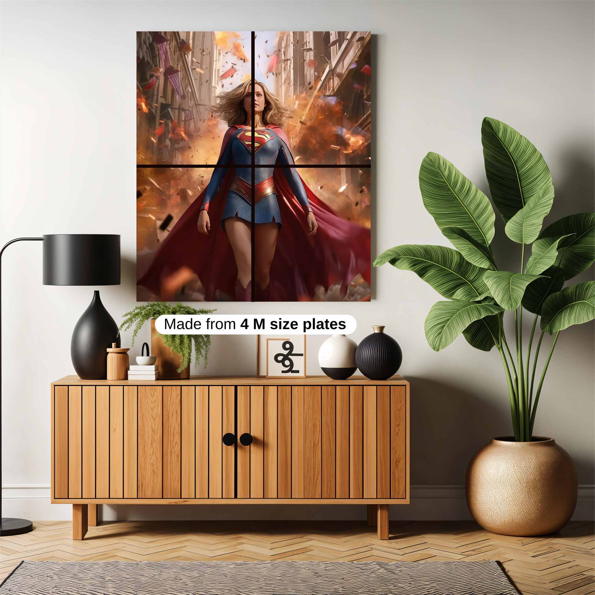 Supergirl Resolute Safe Wall Magnetic / M