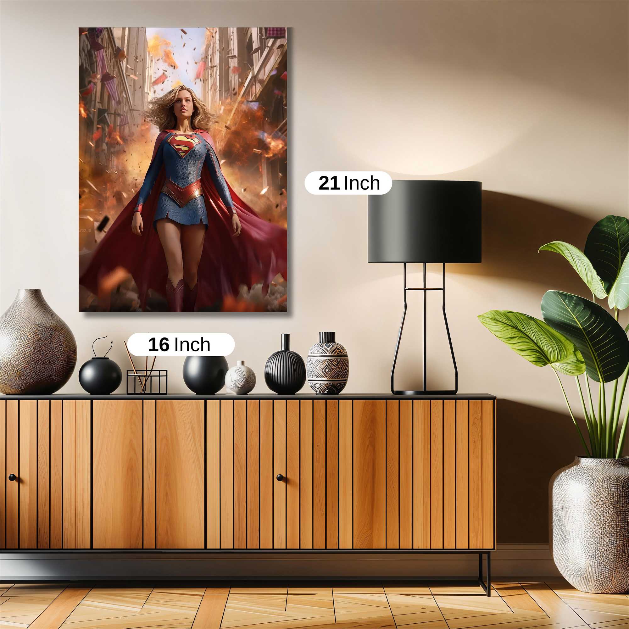 Supergirl Resolute Safe Wall Magnetic / M