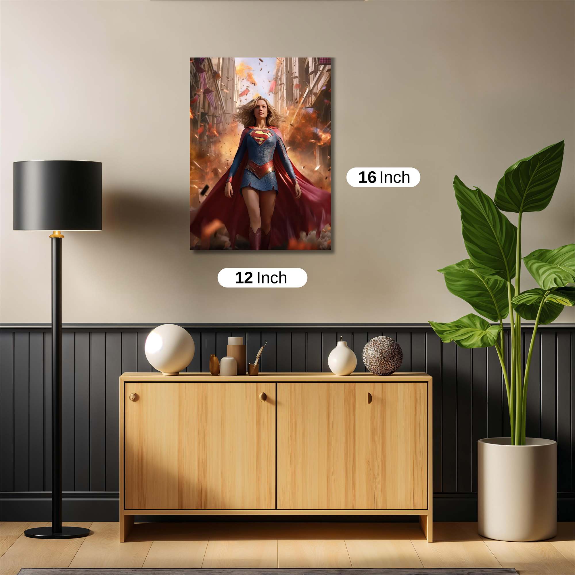 Supergirl Resolute Safe Wall Magnetic / M