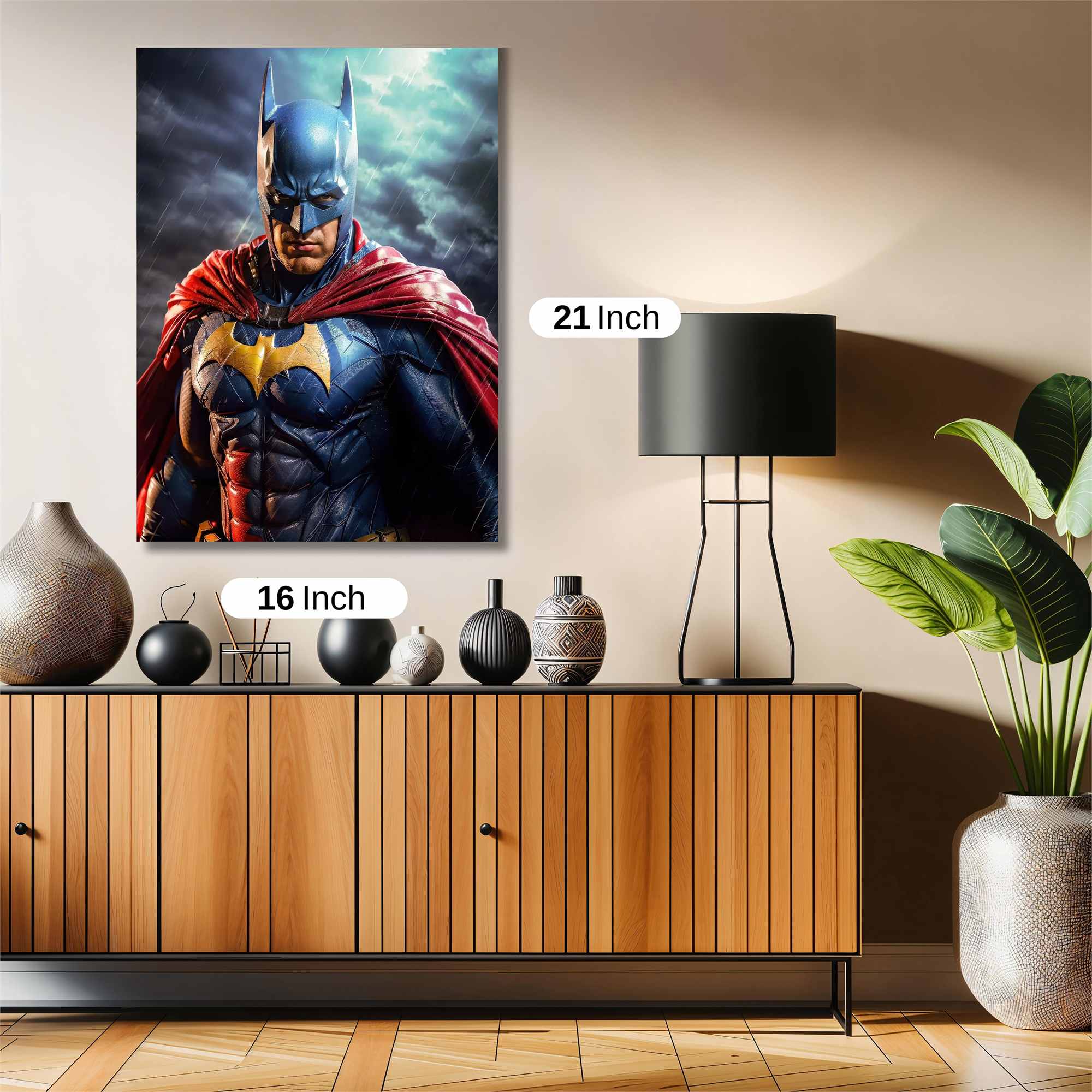Batman Brooding Safe Wall Magnetic / M