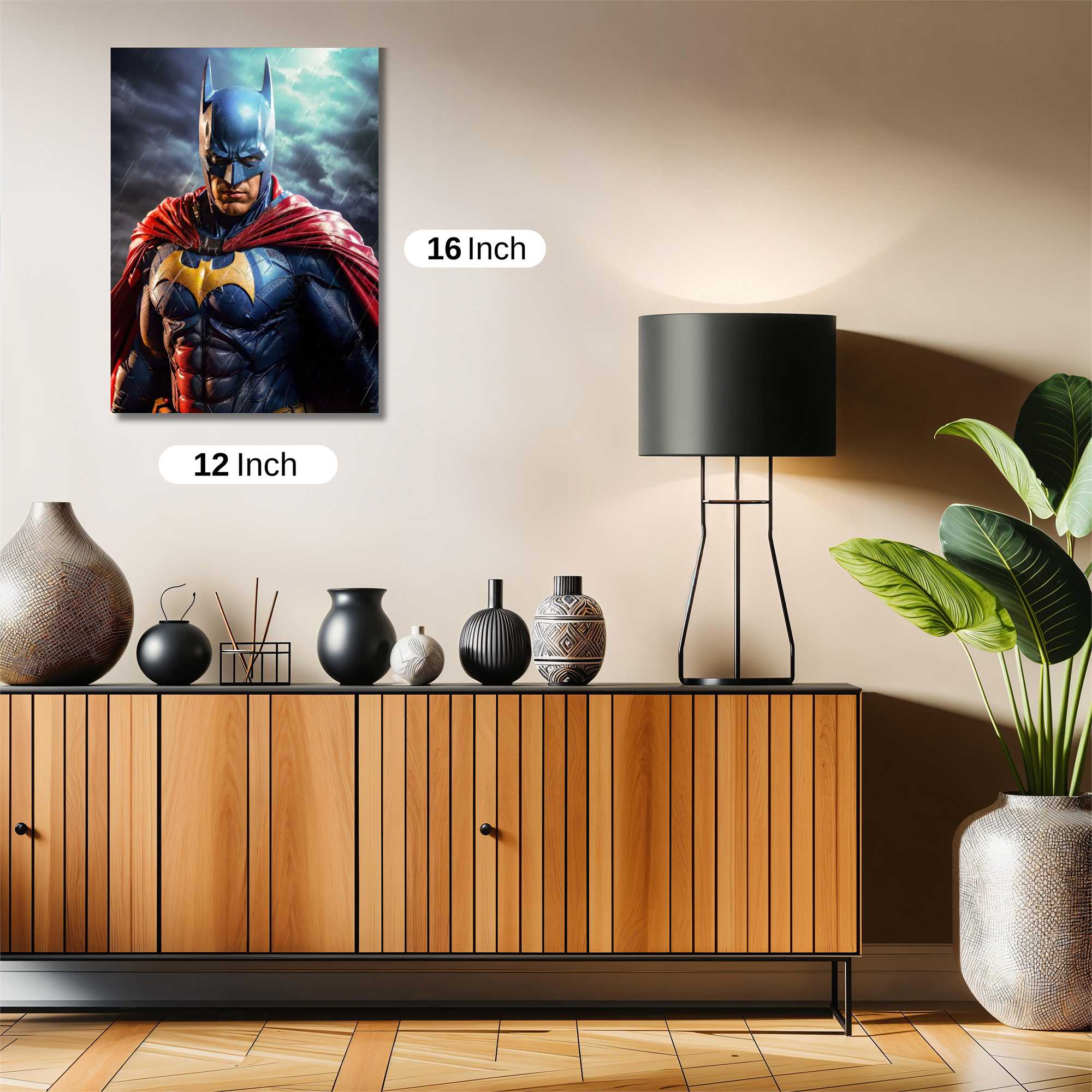 Batman Brooding Safe Wall Magnetic / M