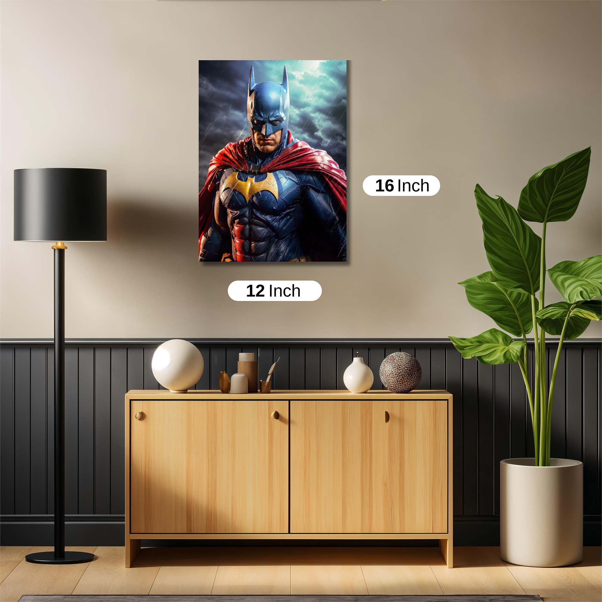 Batman Brooding Safe Wall Magnetic / M