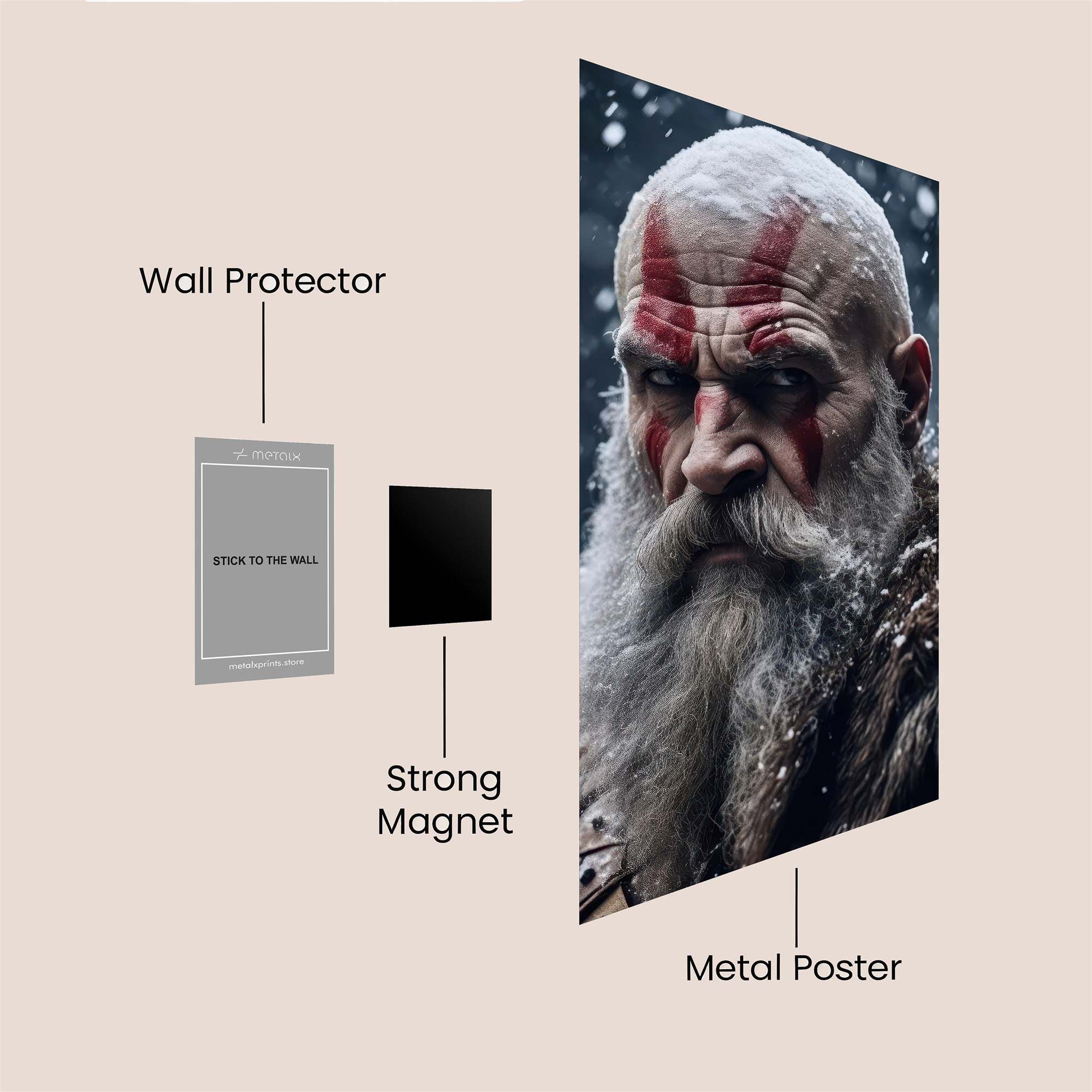 Kratos Resolute Safe Wall Magnetic / M