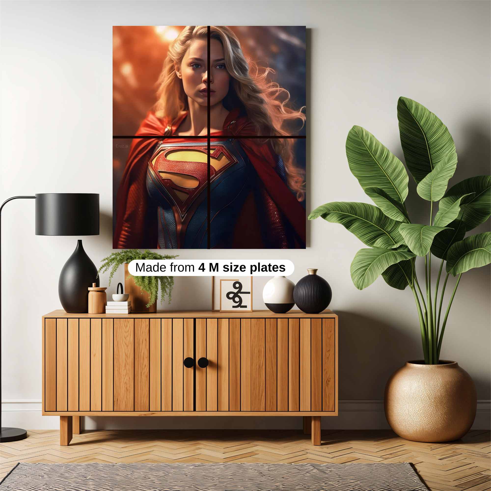 Supergirl Radiant Safe Wall Magnetic / M