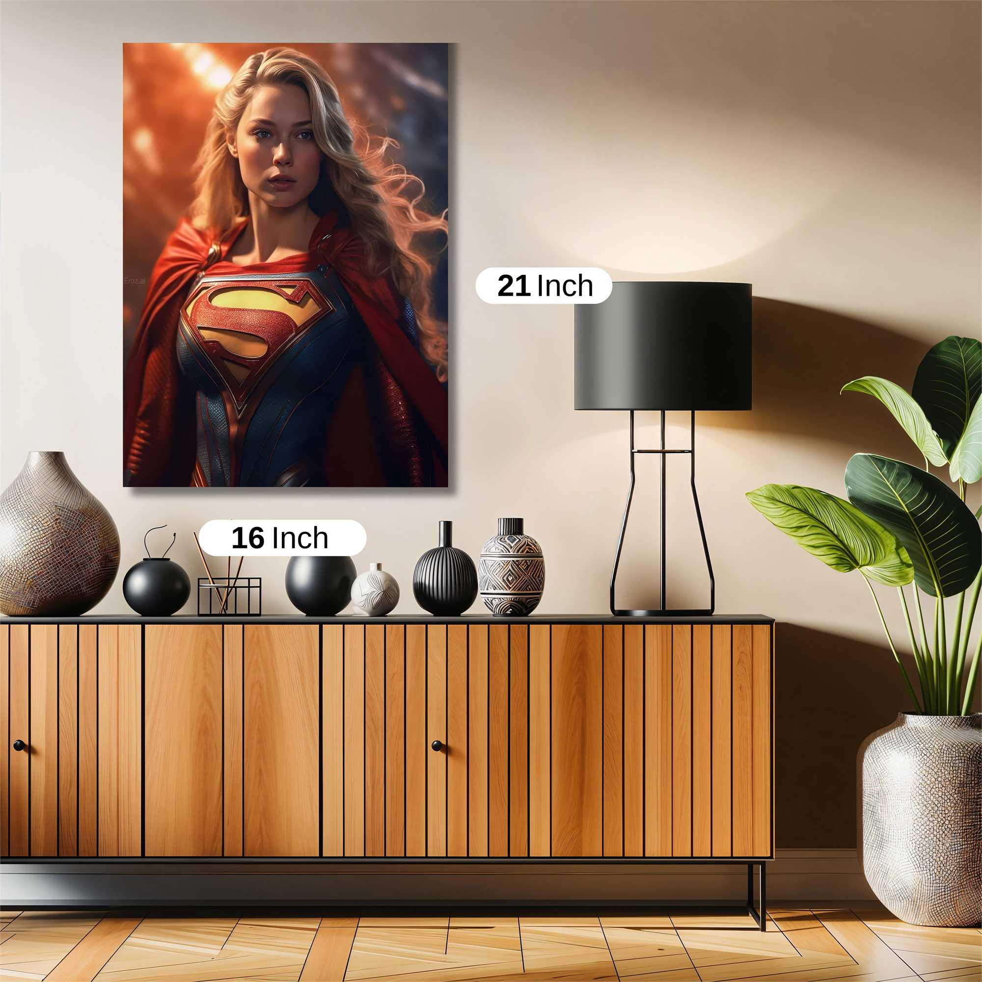 Supergirl Radiant Safe Wall Magnetic / M