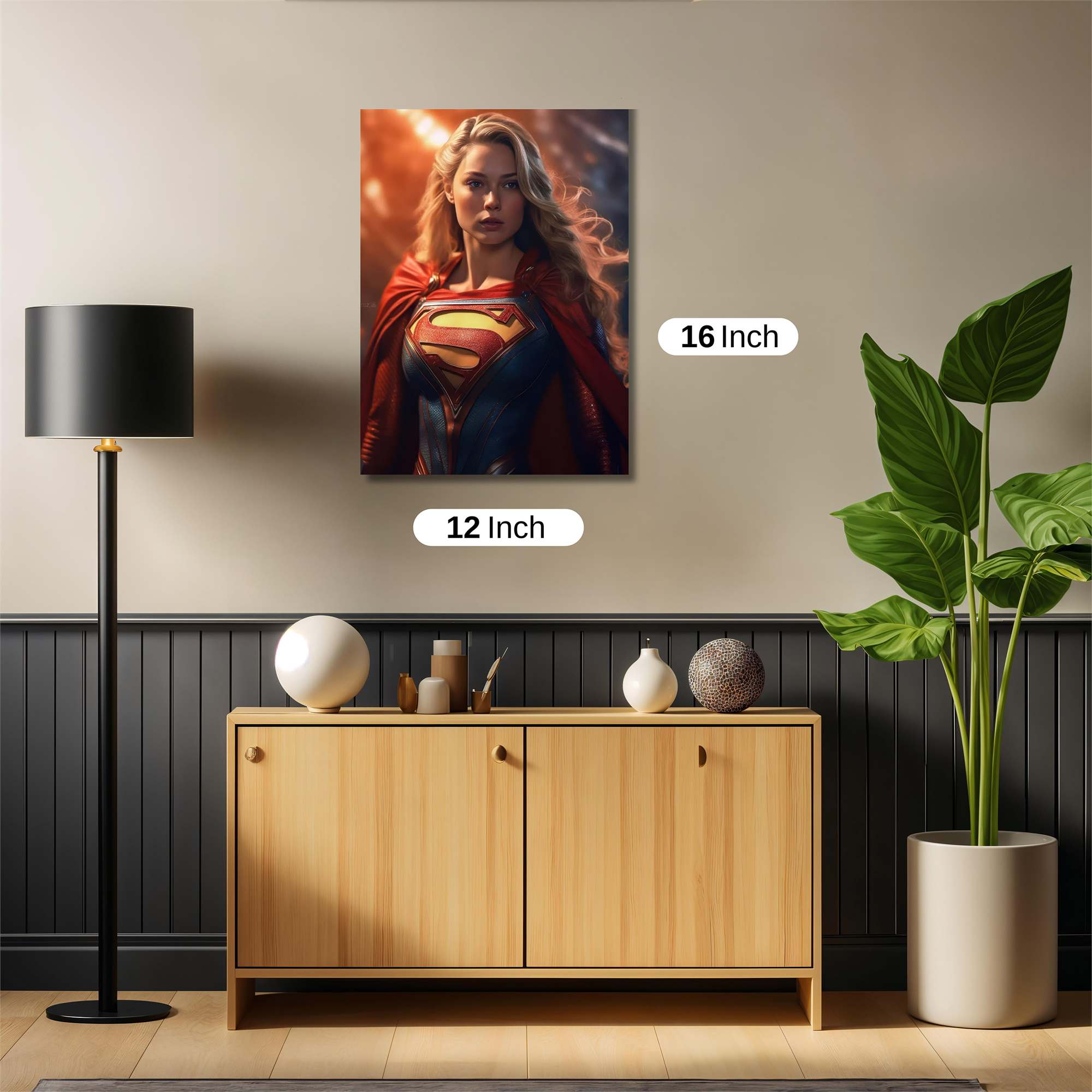 Supergirl Radiant Safe Wall Magnetic / M