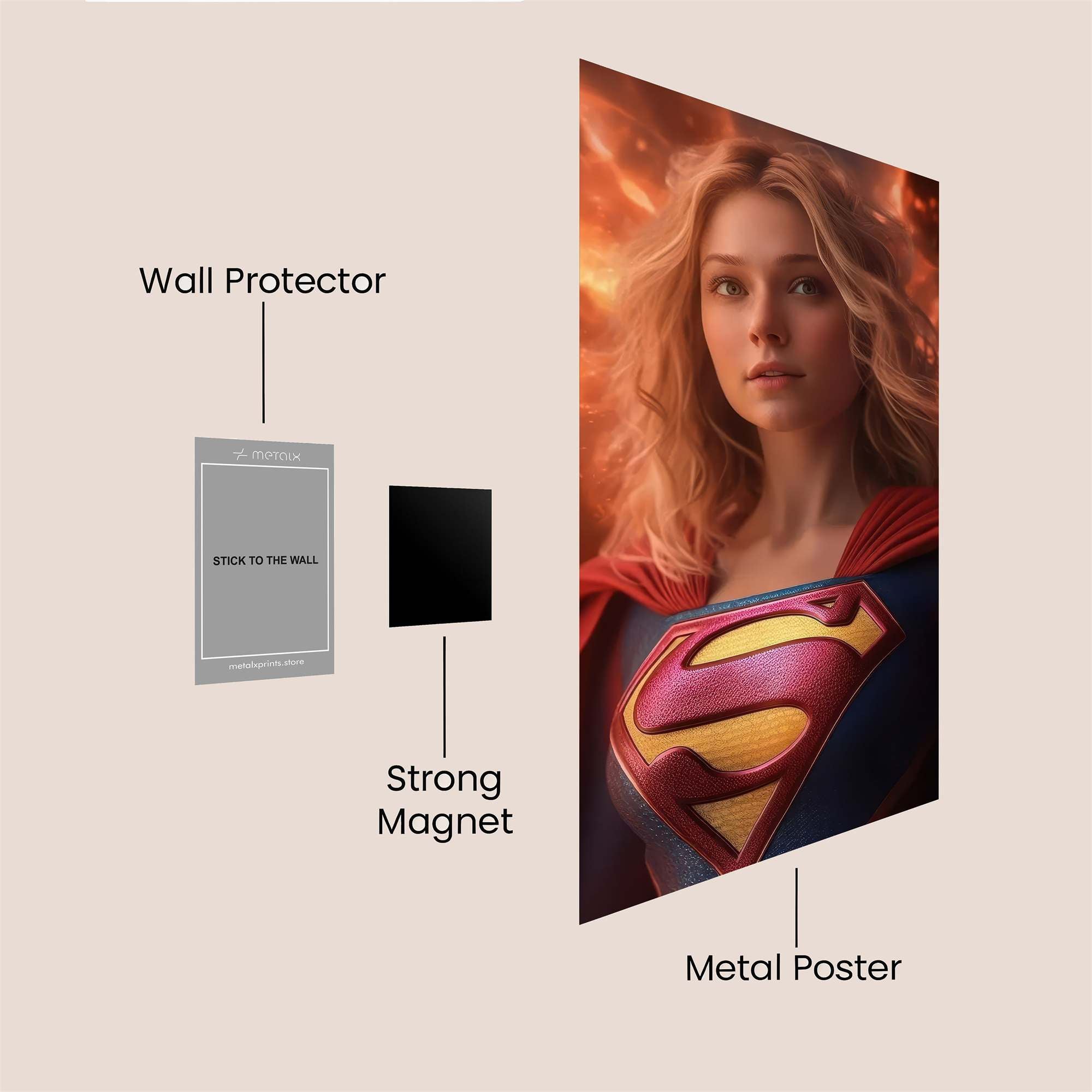 Super Hopeful Safe Wall Magnetic / M