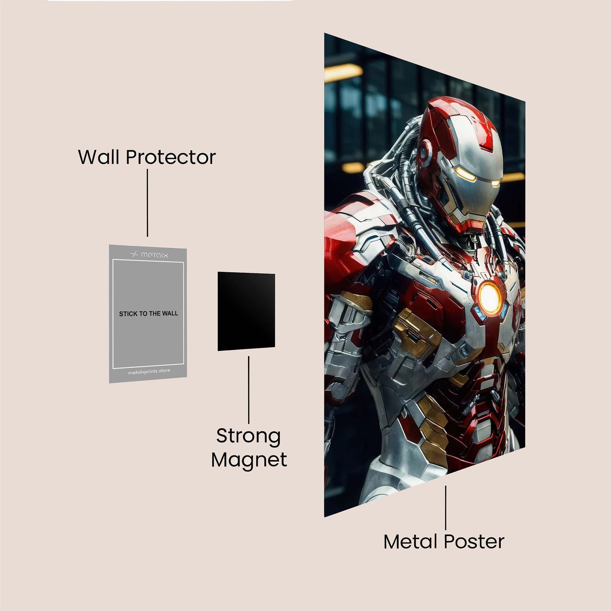 Iron Resolve Safe Wall Magnetic / M