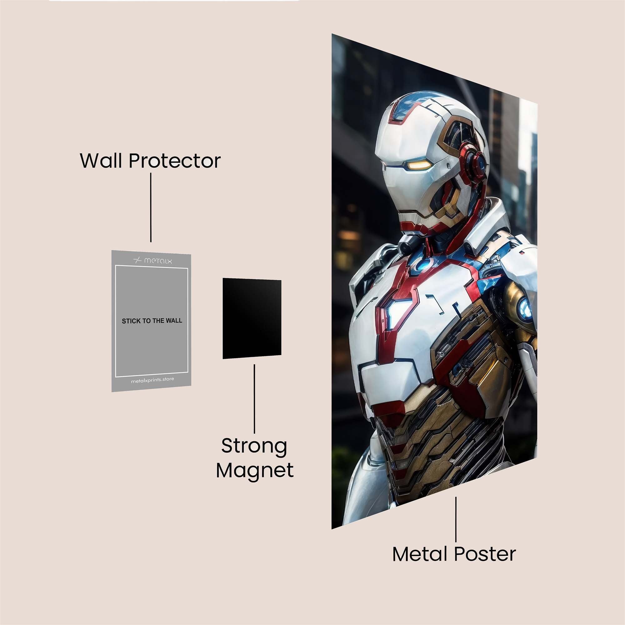 Iron Valor Safe Wall Magnetic / M