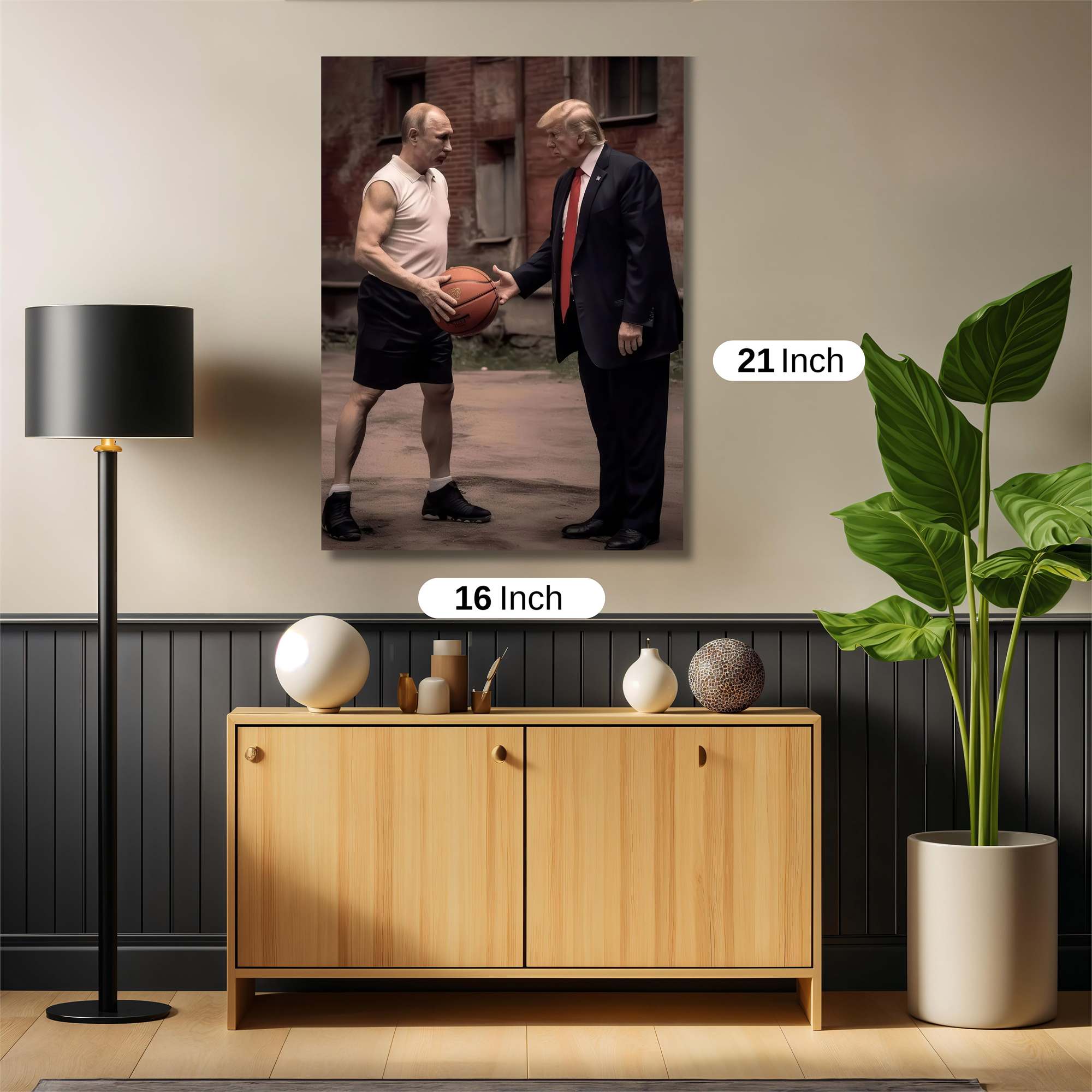 Putin Playful Safe Wall Magnetic / M