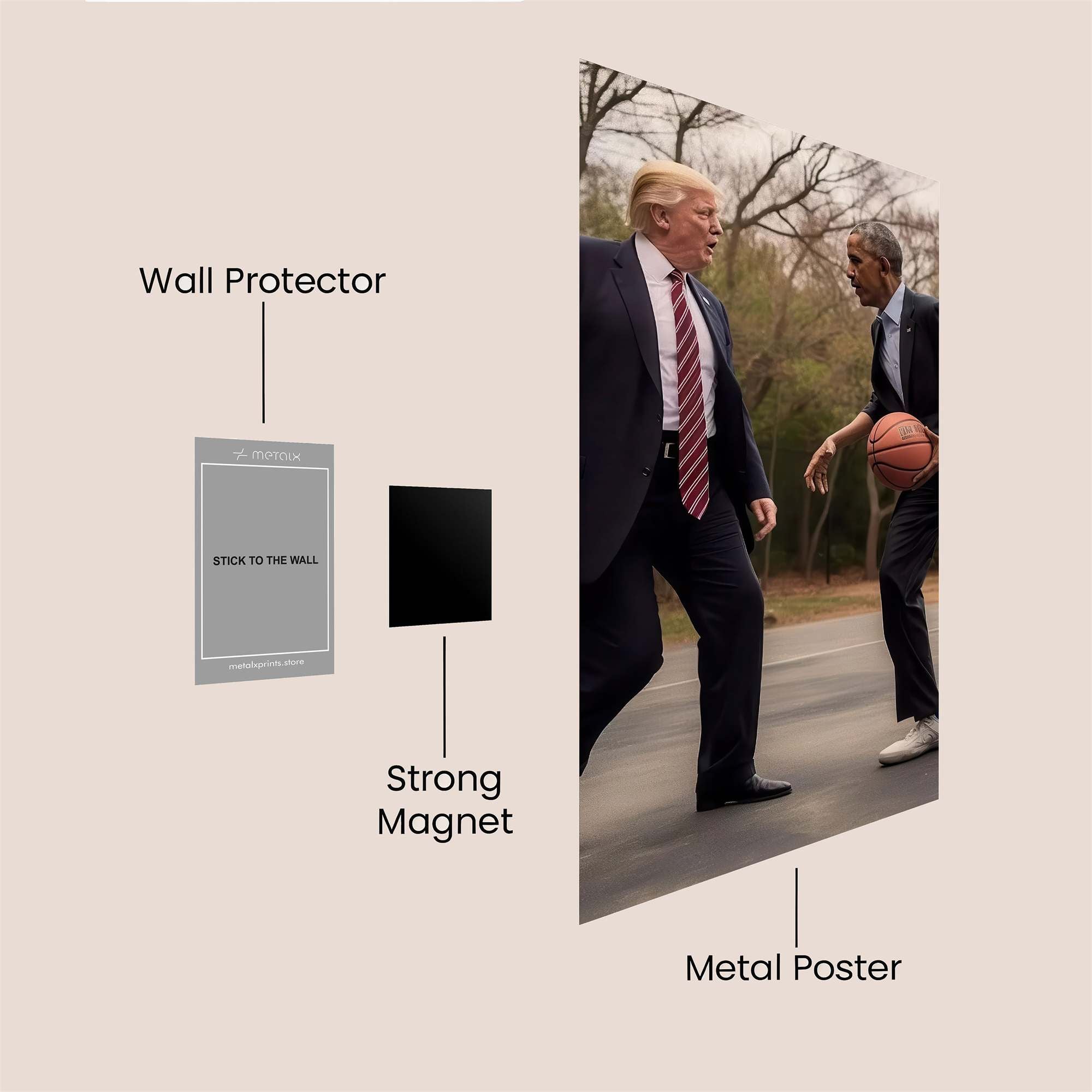 Presidential Play Safe Wall Magnetic / M