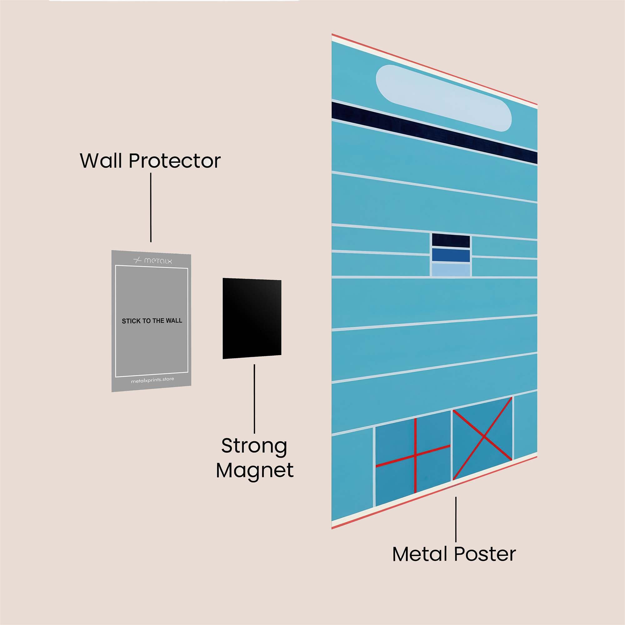 Matrix Mystery Safe Wall Magnetic / M