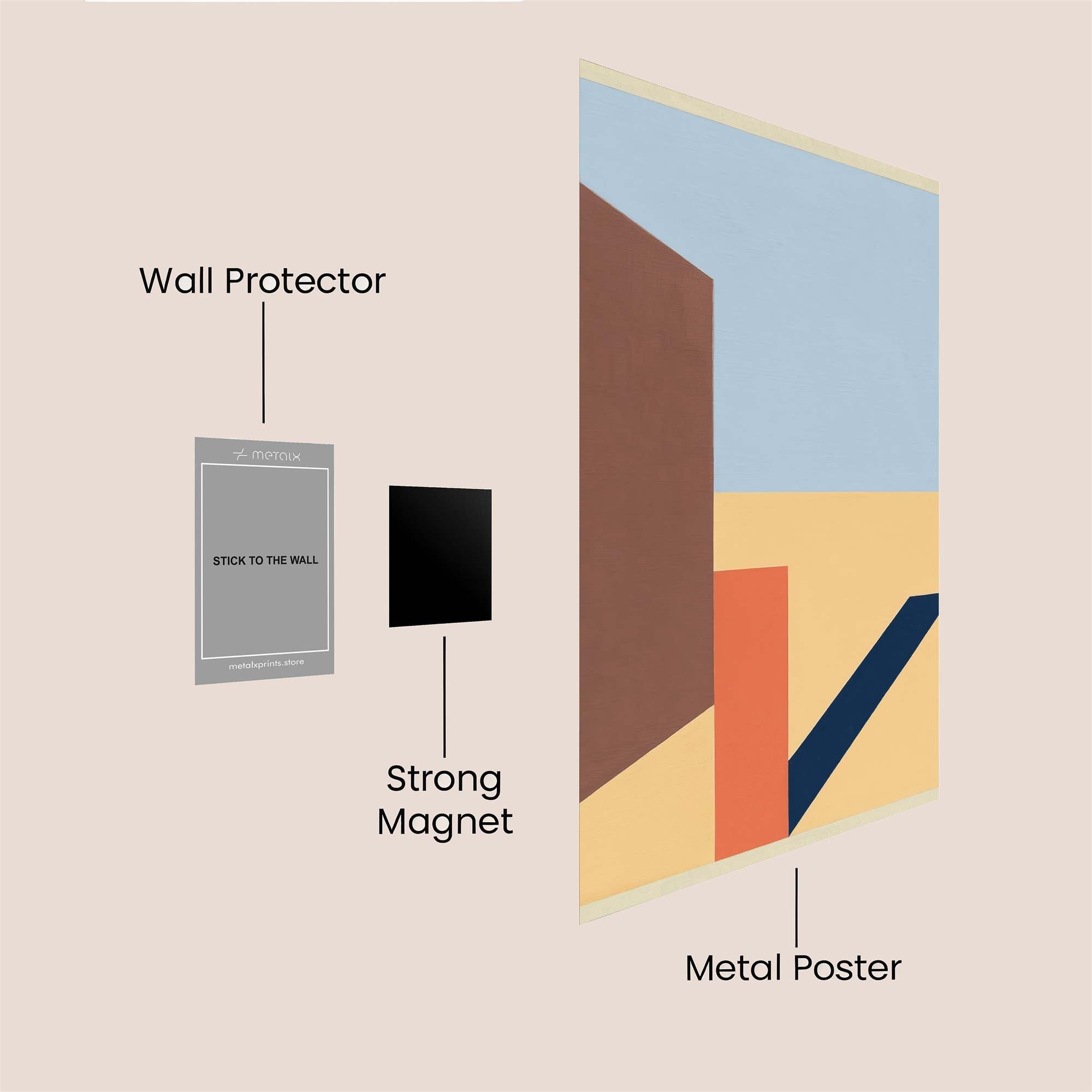 Alley Serene Safe Wall Magnetic / M