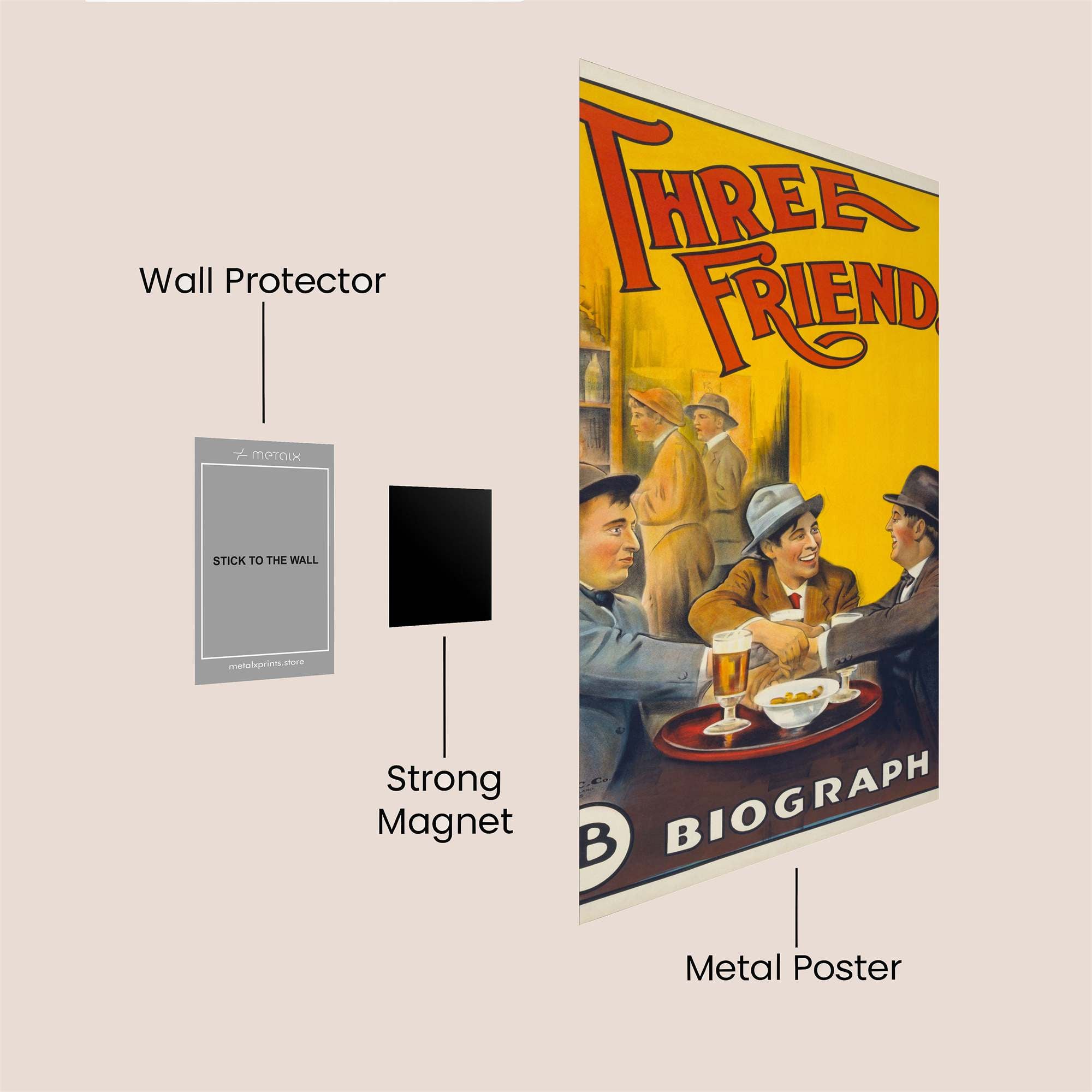 Friends Reunited Safe Wall Magnetic / M