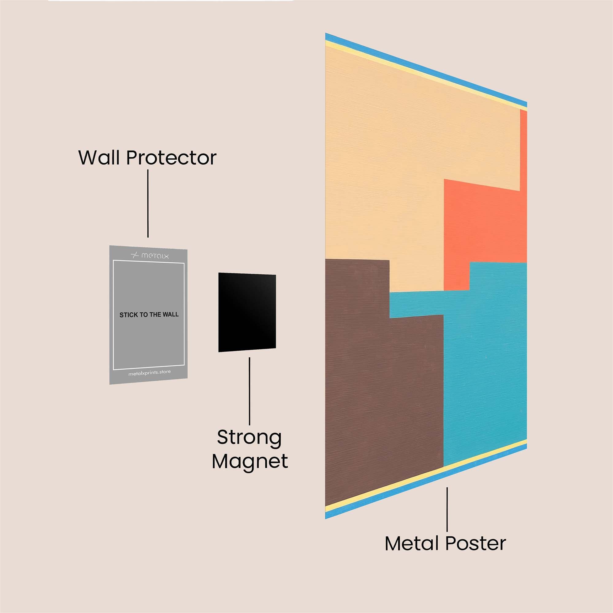 Color Harmony Safe Wall Magnetic / M