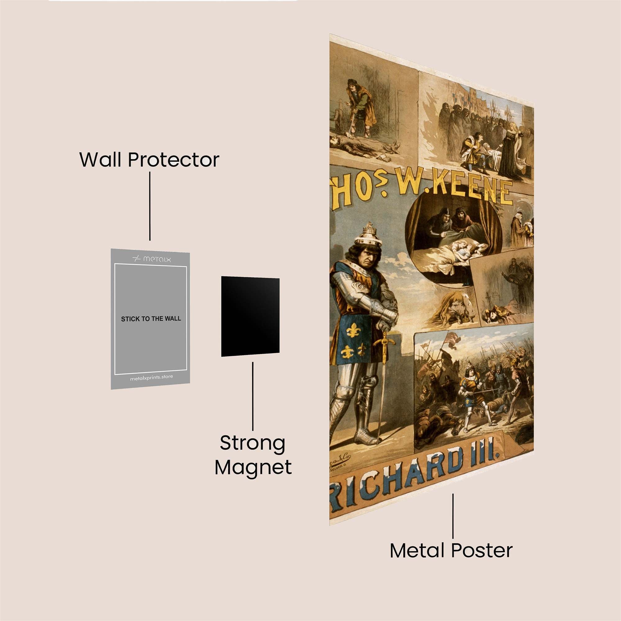 Richard Tragic Safe Wall Magnetic / M