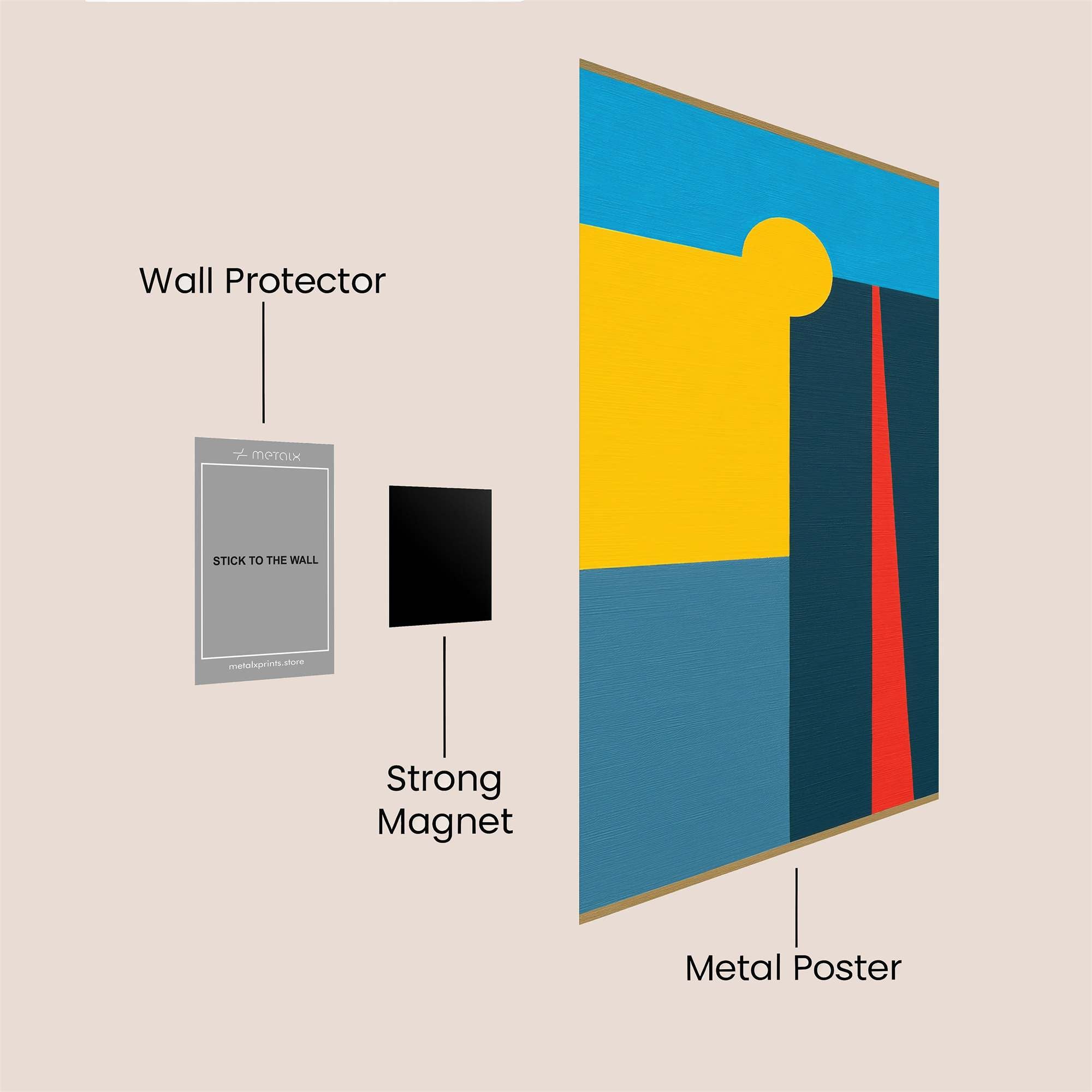 Sunrise Serenity Safe Wall Magnetic / M