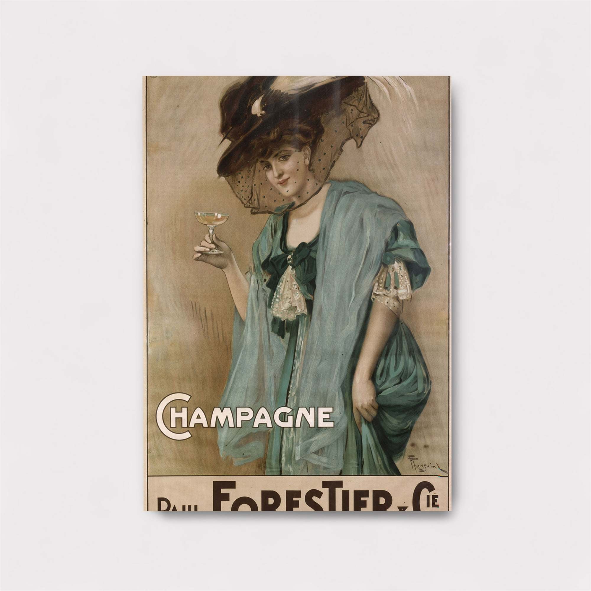 Champagne Elegance Safe Wall Magnetic / M