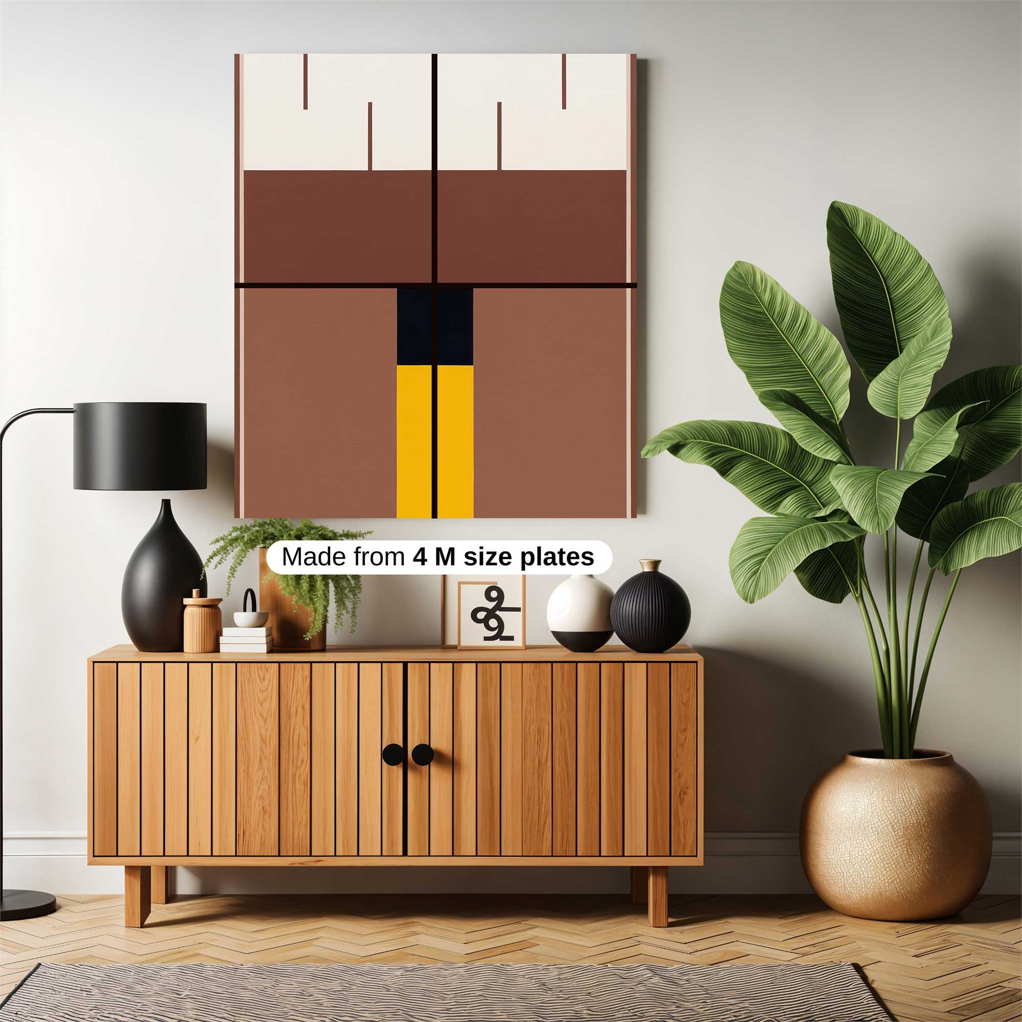 Mondrian Mystery Safe Wall Magnetic / M