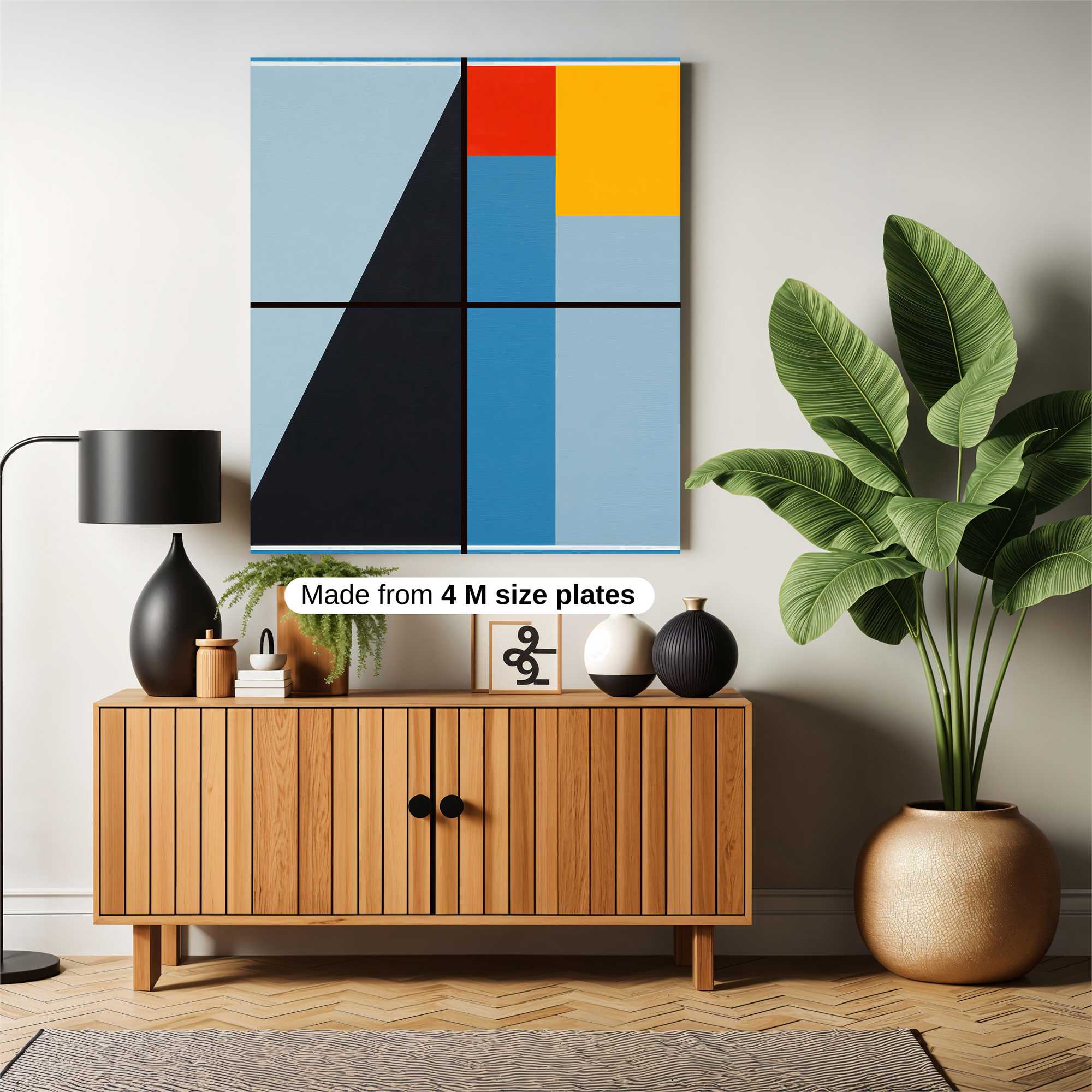 Geometric Harmony Safe Wall Magnetic / M