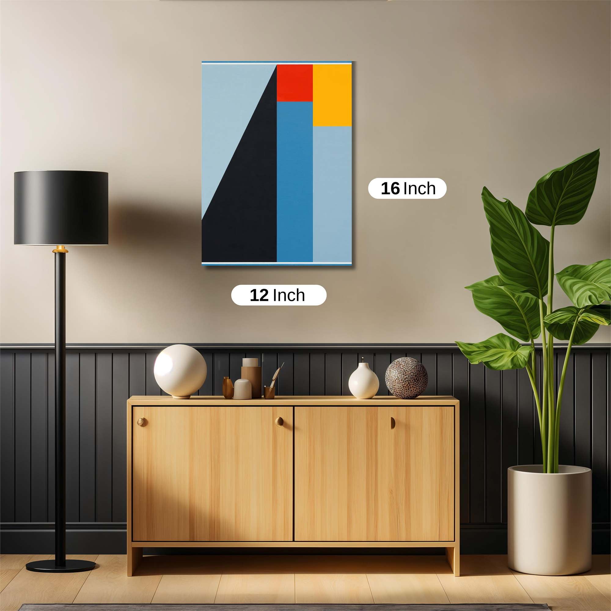 Geometric Harmony Safe Wall Magnetic / M