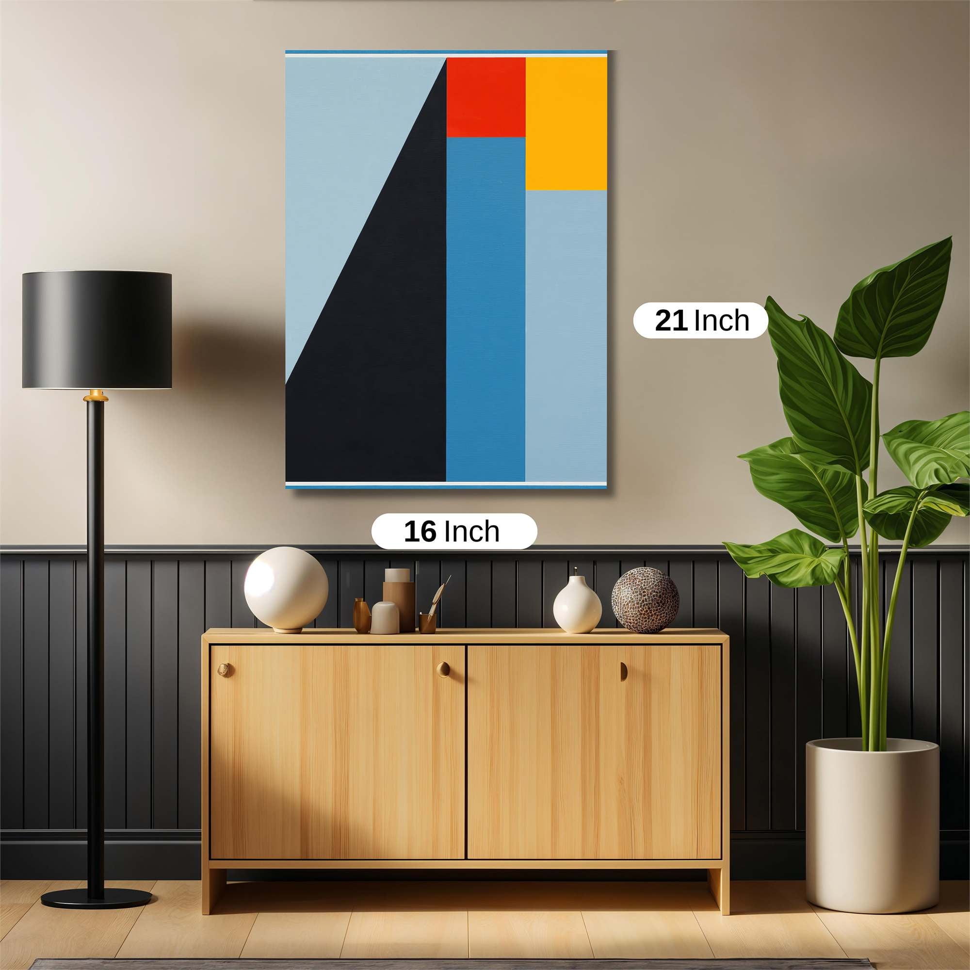 Geometric Harmony Safe Wall Magnetic / M