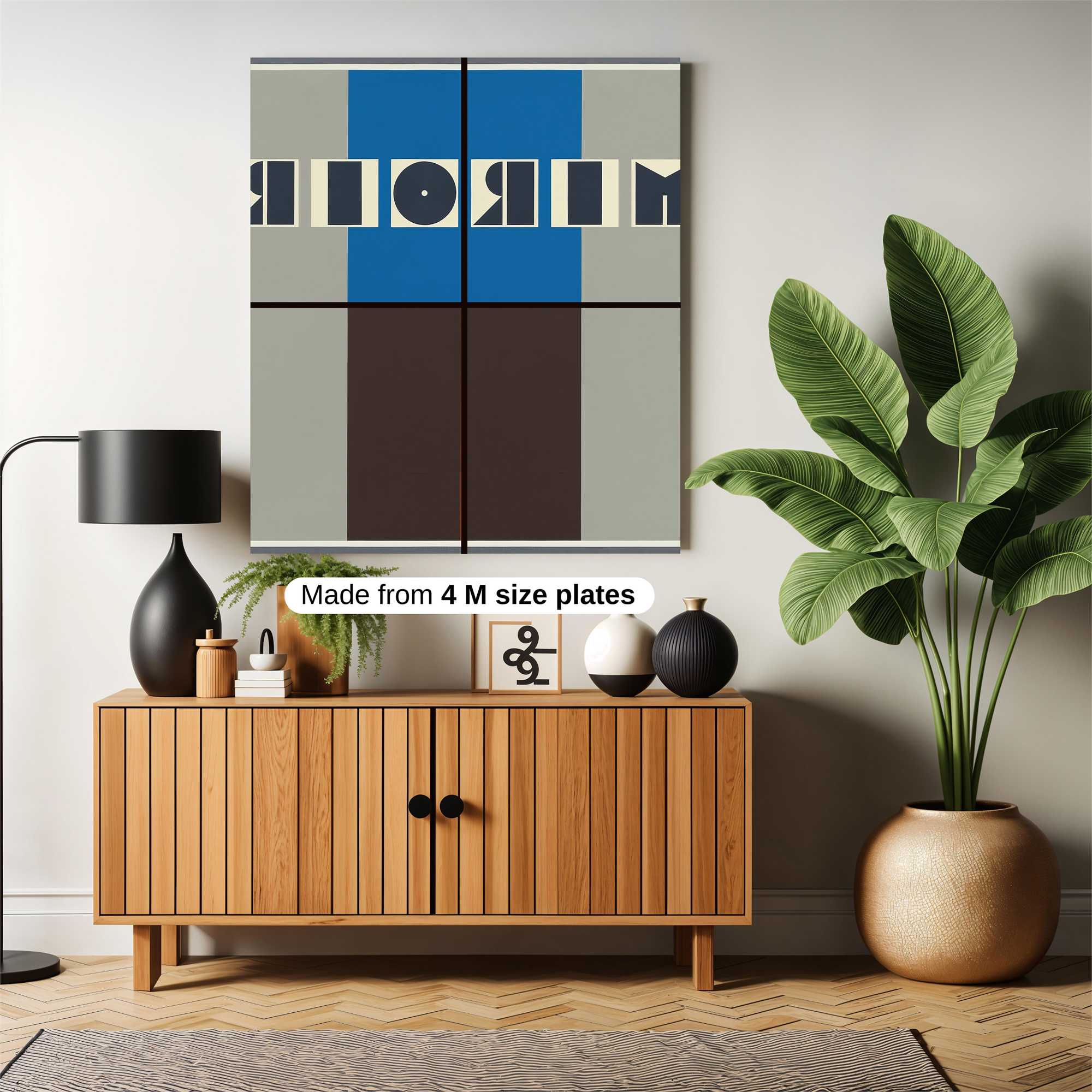 Suprematism Vibrant Safe Wall Magnetic / M