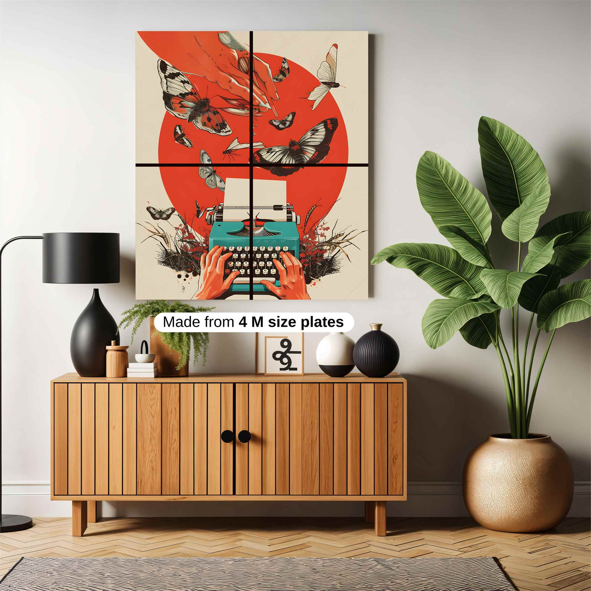 Butterfly Whimsy Safe Wall Magnetic / M