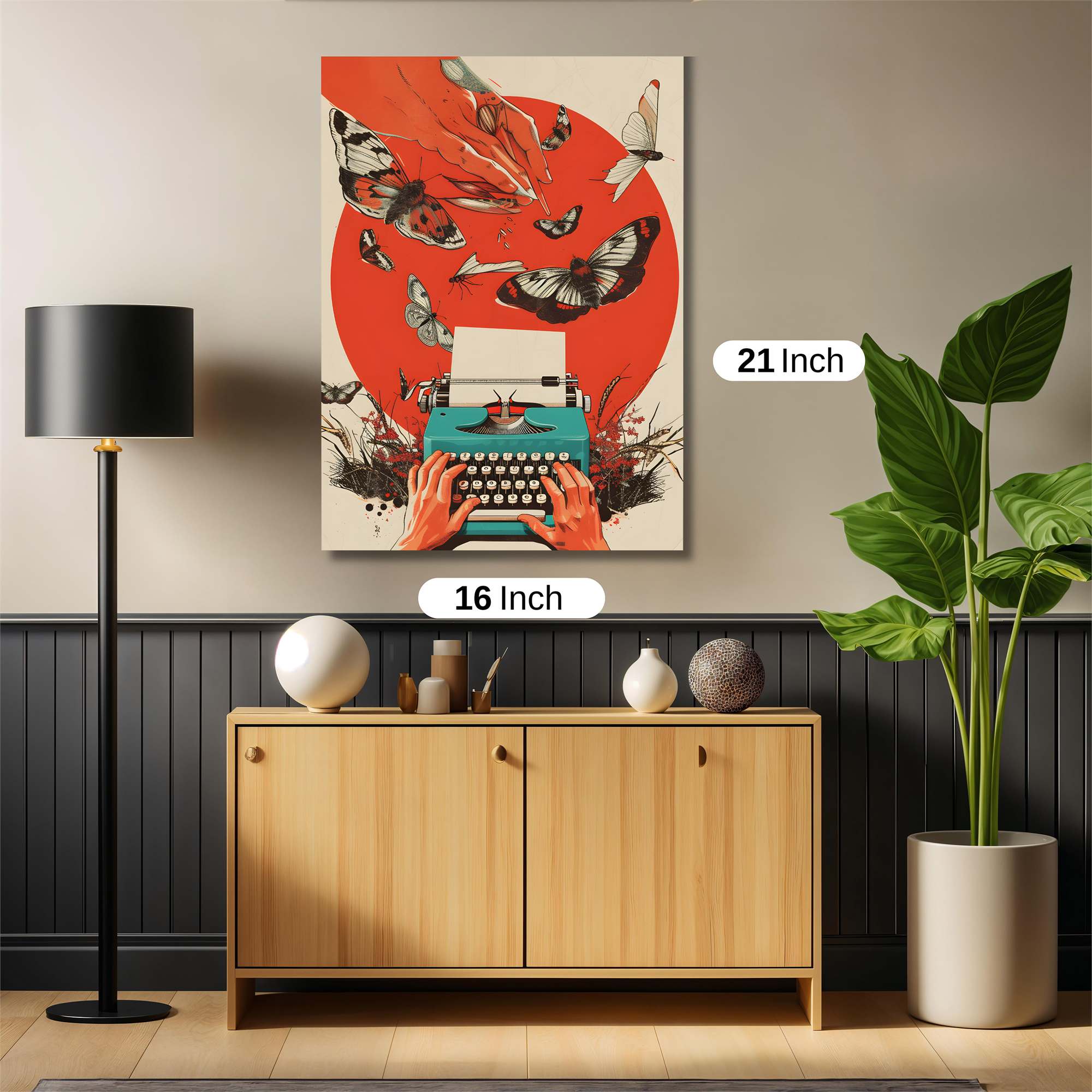 Butterfly Whimsy Safe Wall Magnetic / M