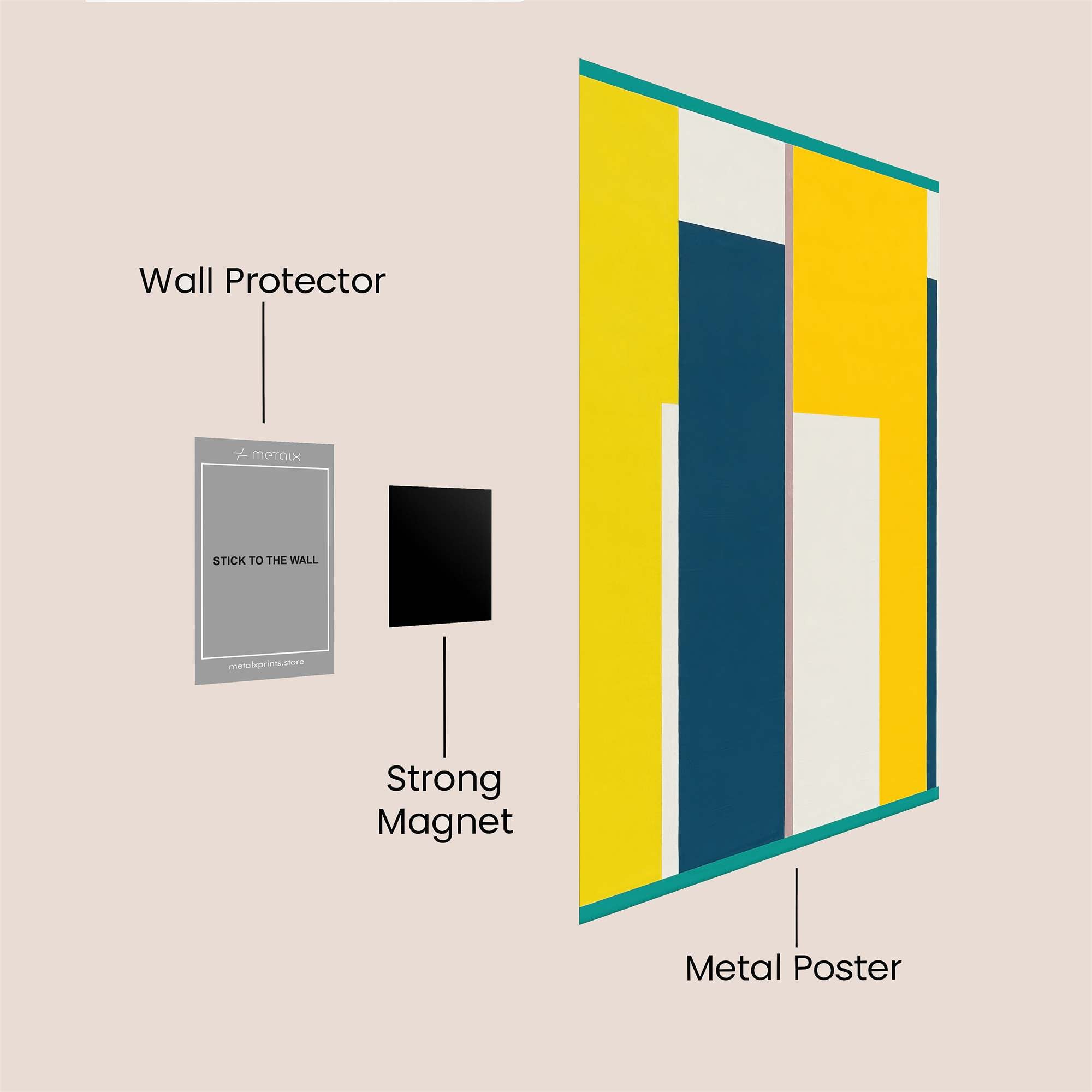 Color Harmony Safe Wall Magnetic / M