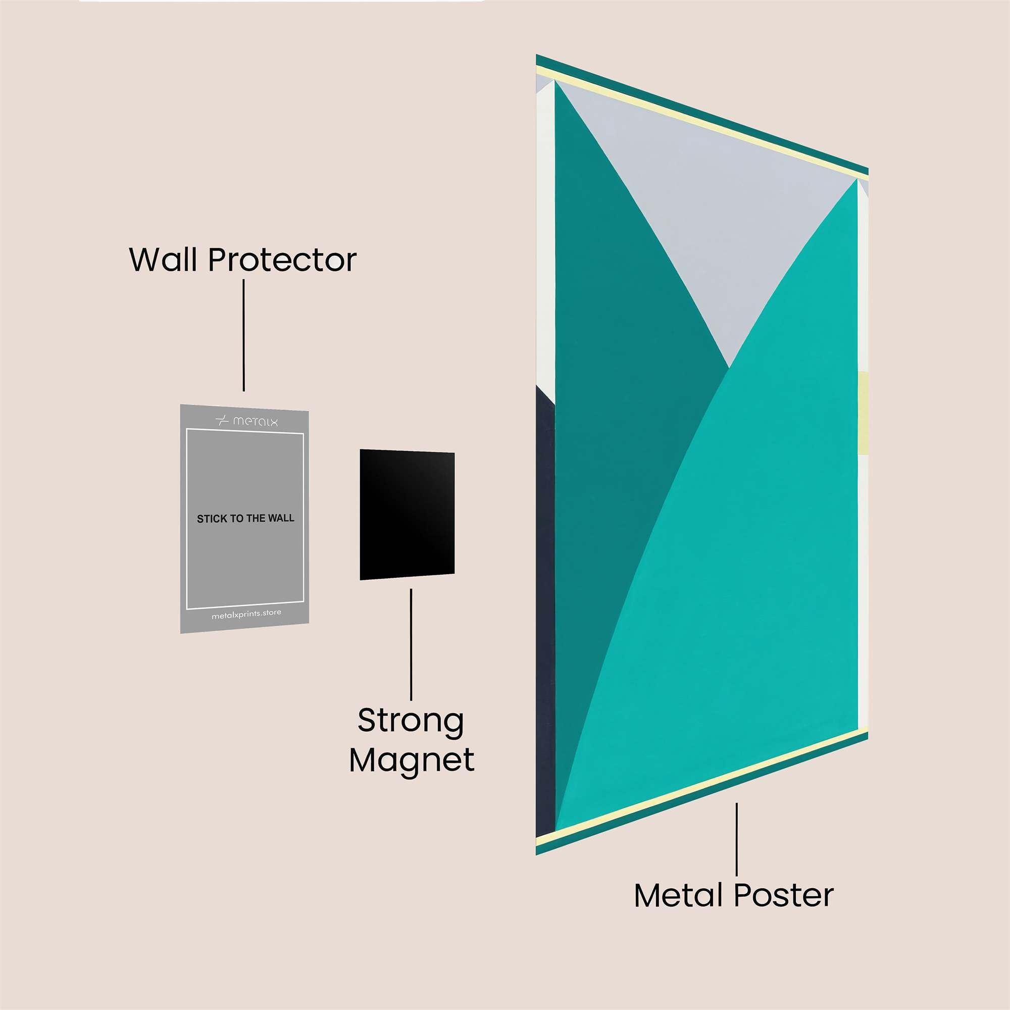 Mountain Serenity Safe Wall Magnetic / M