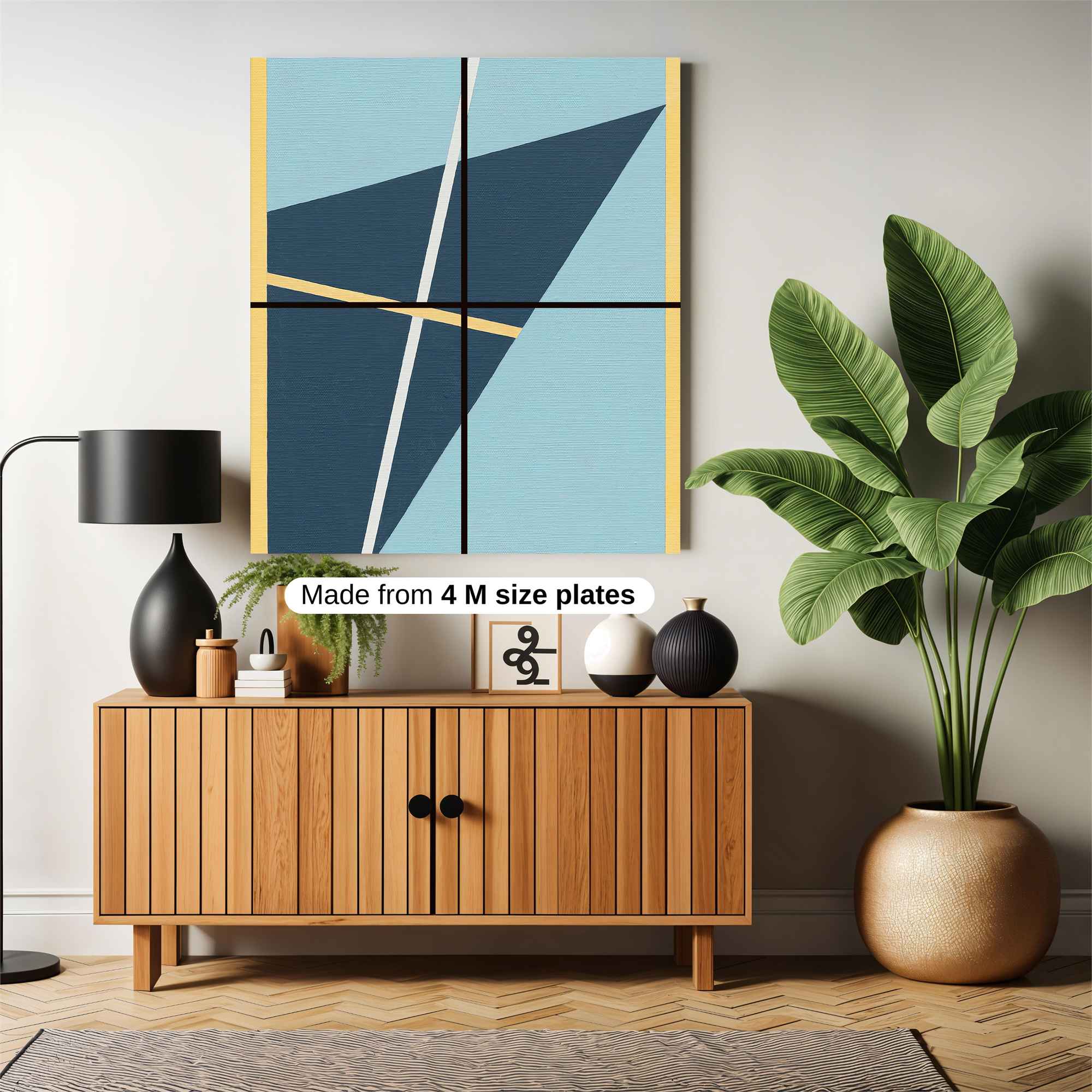 Geometric Serenity Safe Wall Magnetic / M