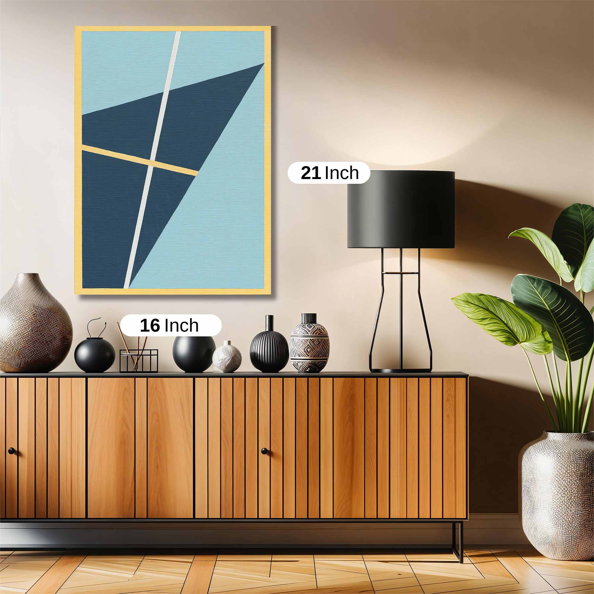 Geometric Serenity Safe Wall Magnetic / M