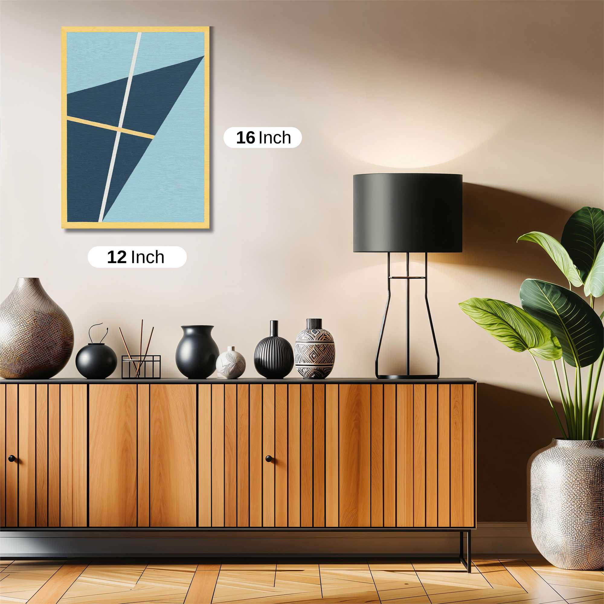 Geometric Serenity Safe Wall Magnetic / M