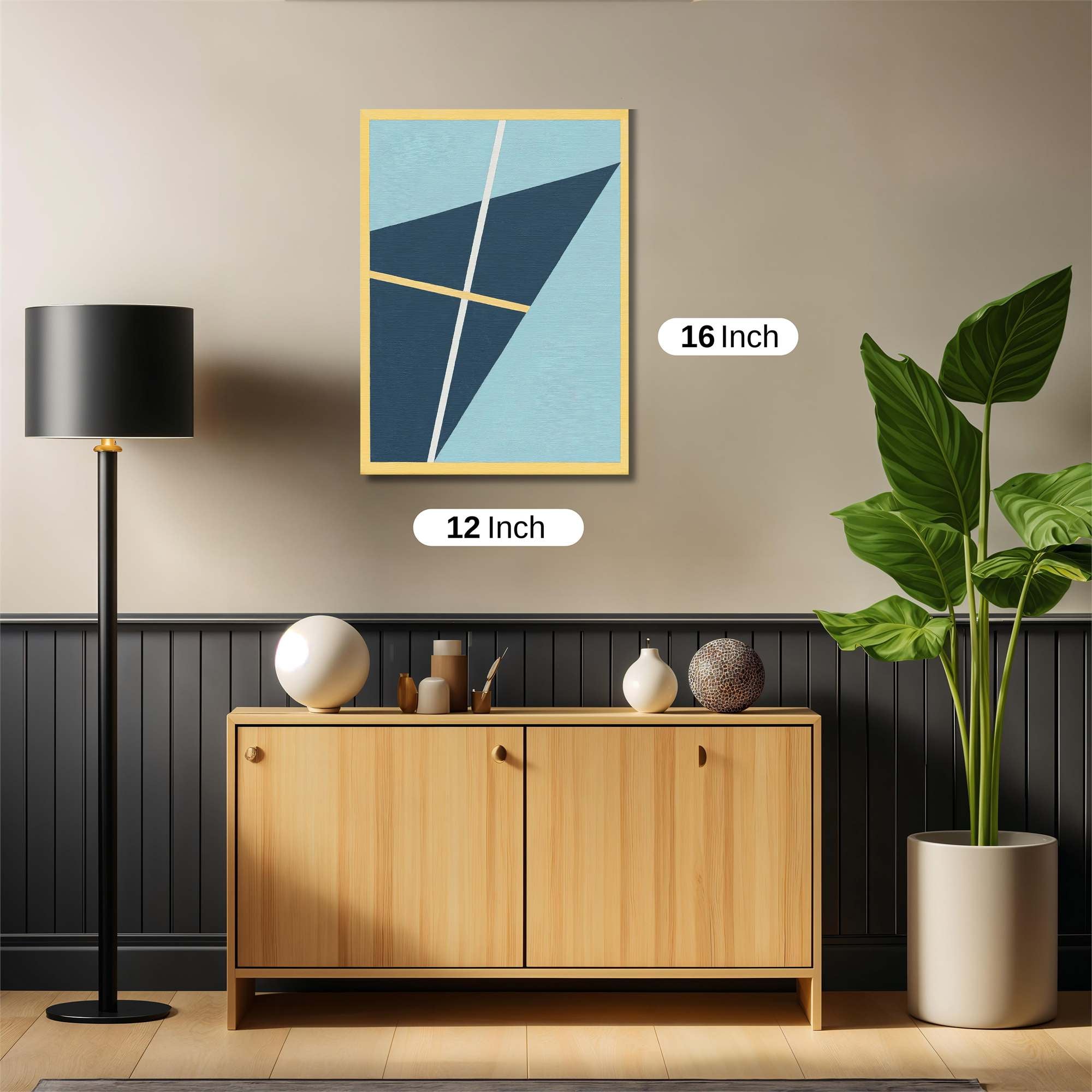 Geometric Serenity Safe Wall Magnetic / M