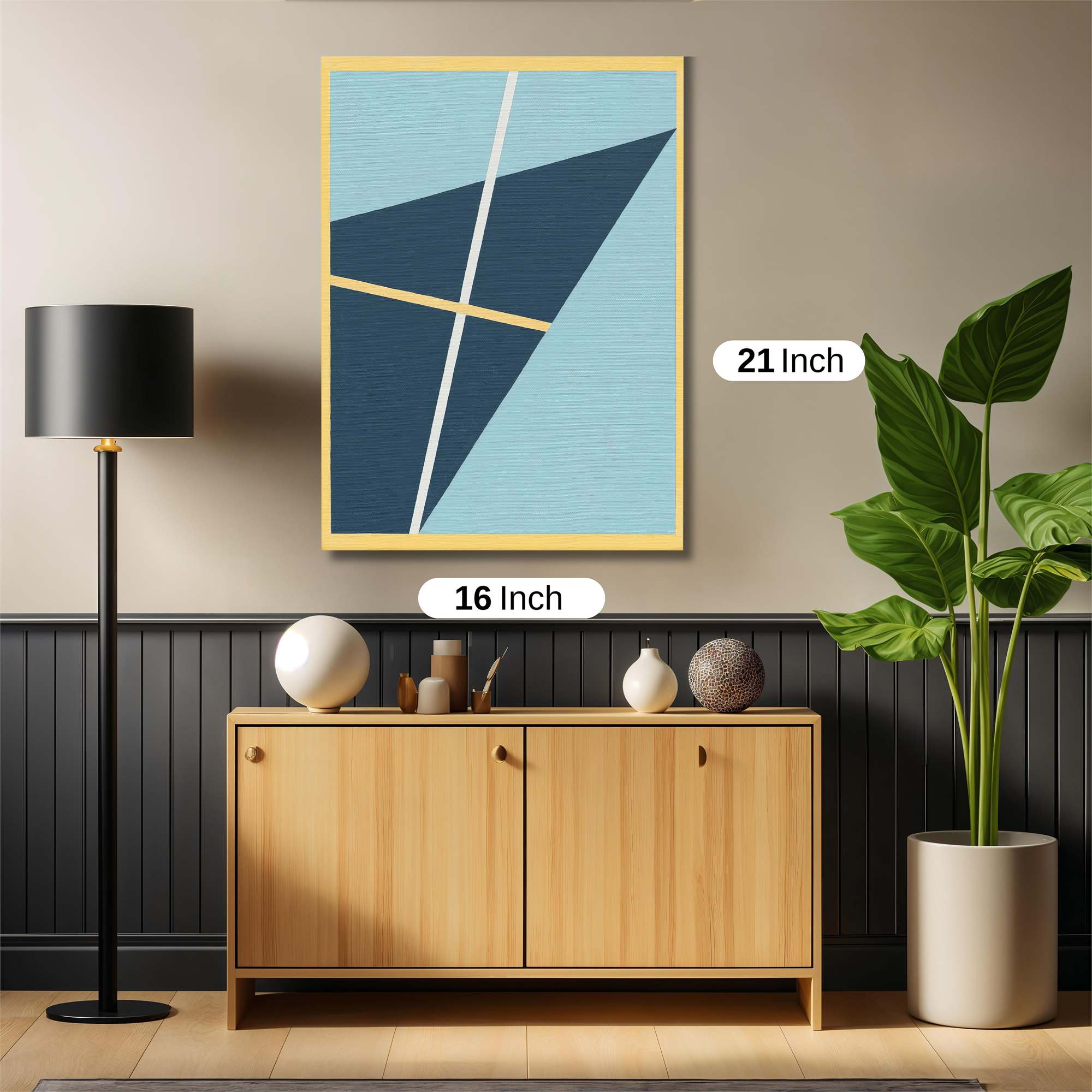 Geometric Serenity Safe Wall Magnetic / M