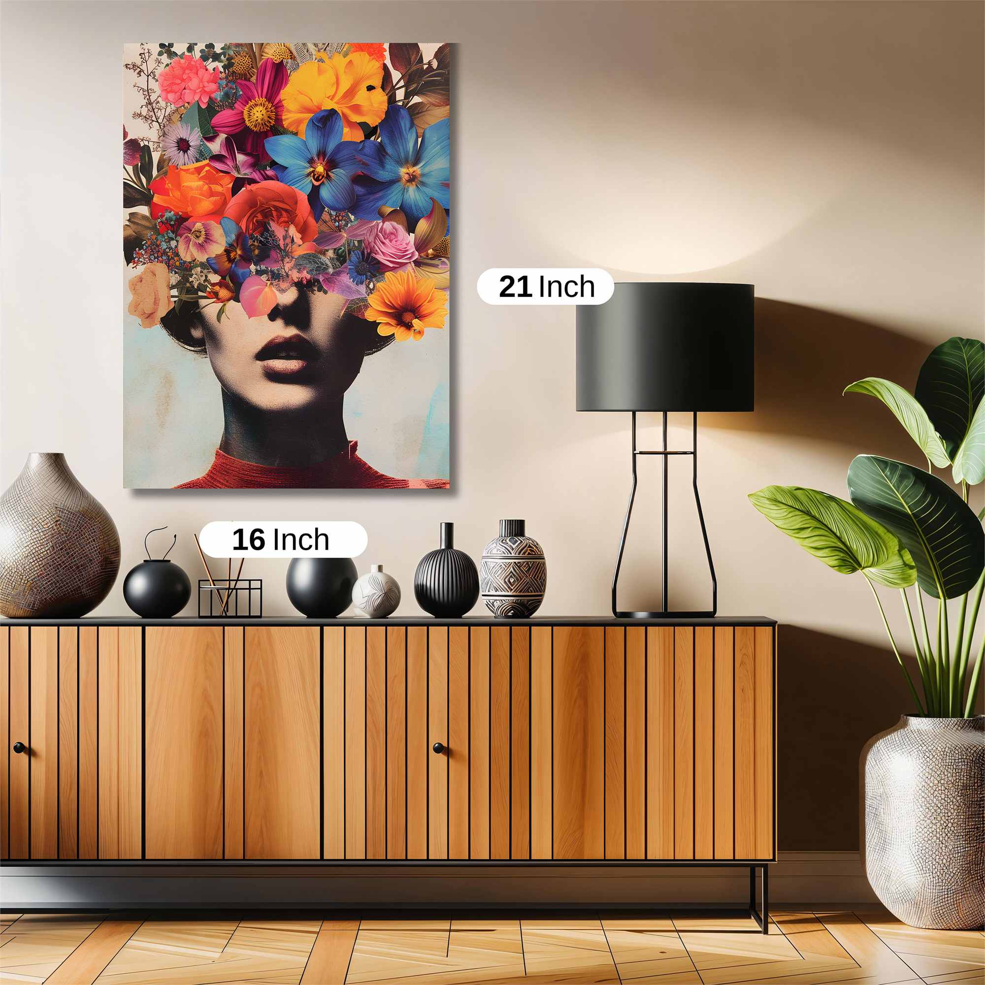 Floral Whimsy Safe Wall Magnetic / M