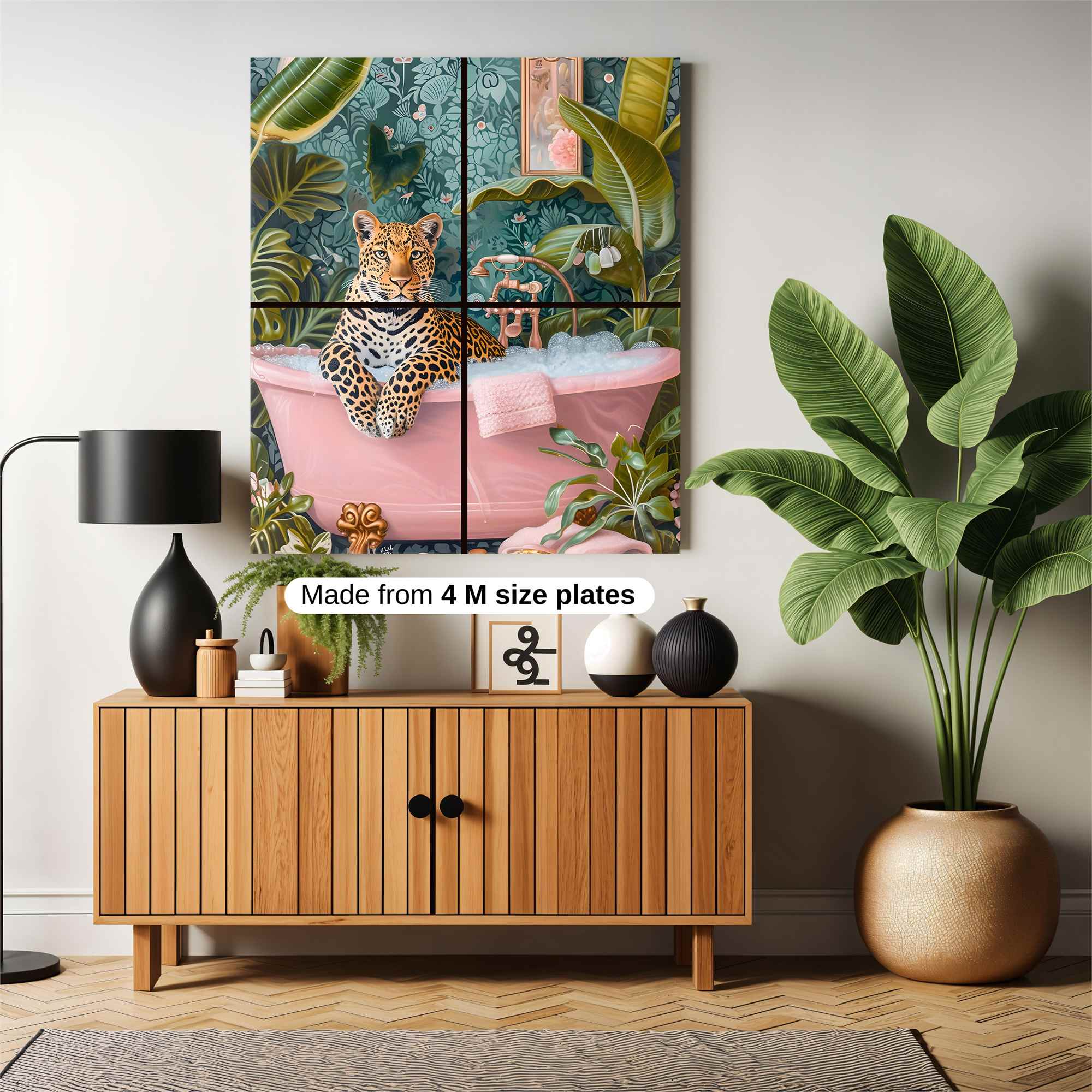 Leopard Luxe Safe Wall Magnetic / M