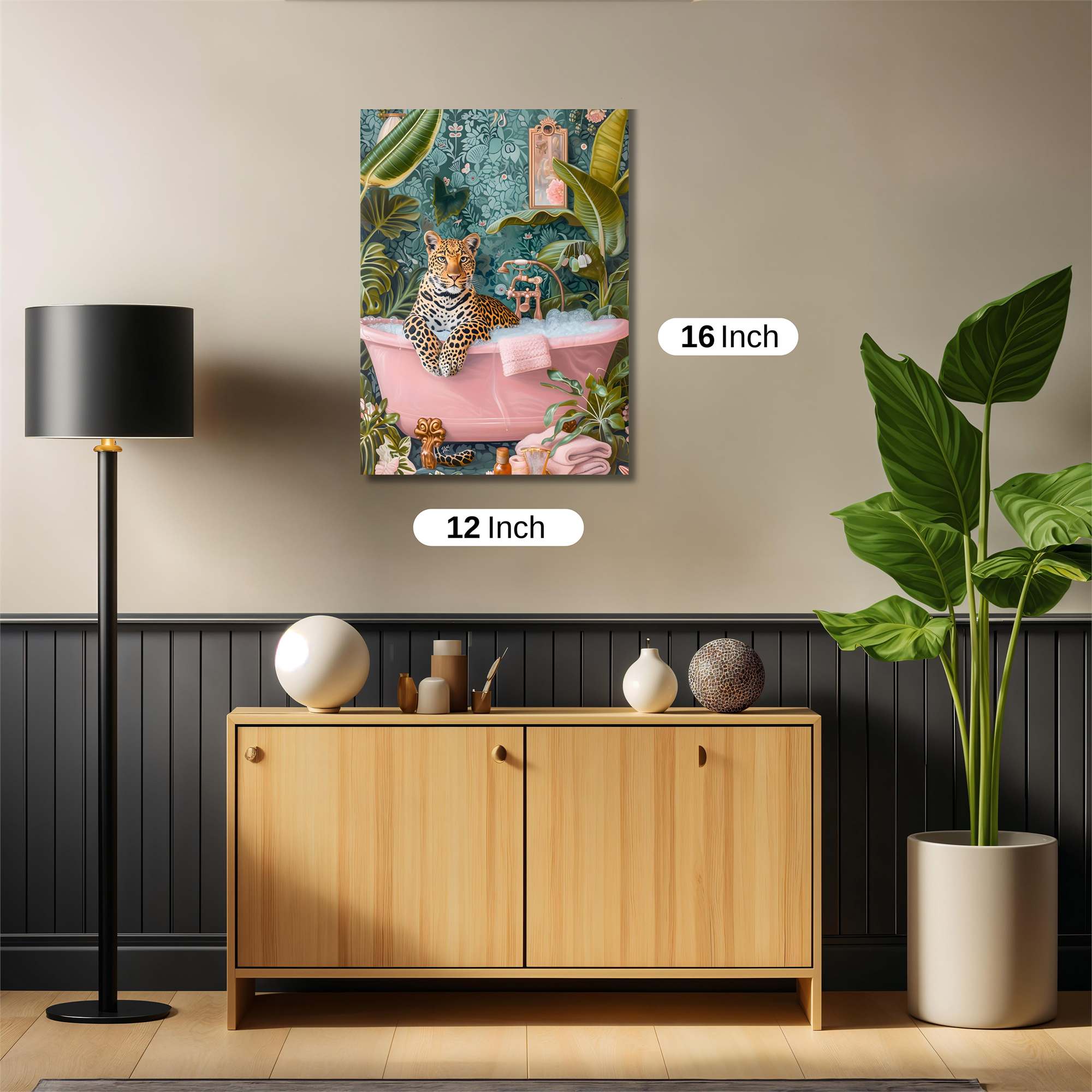 Leopard Luxe Safe Wall Magnetic / M
