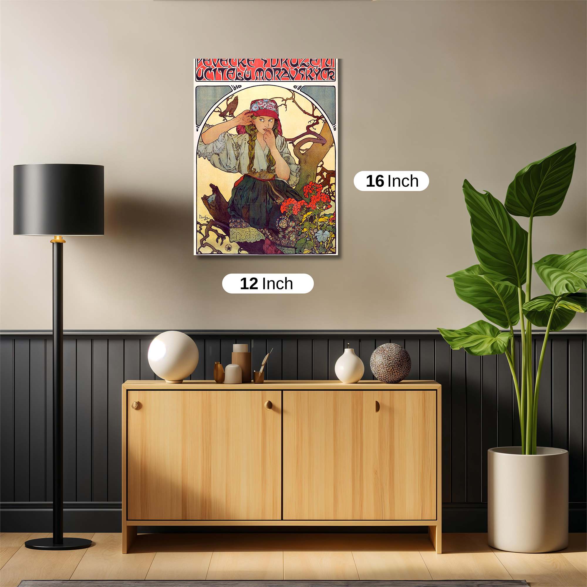 Moravian Whimsy Safe Wall Magnetic / M