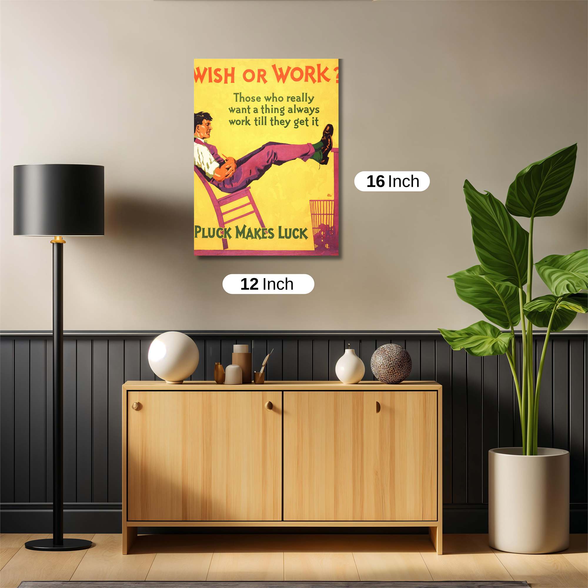 Lazybones Lament Safe Wall Magnetic / M