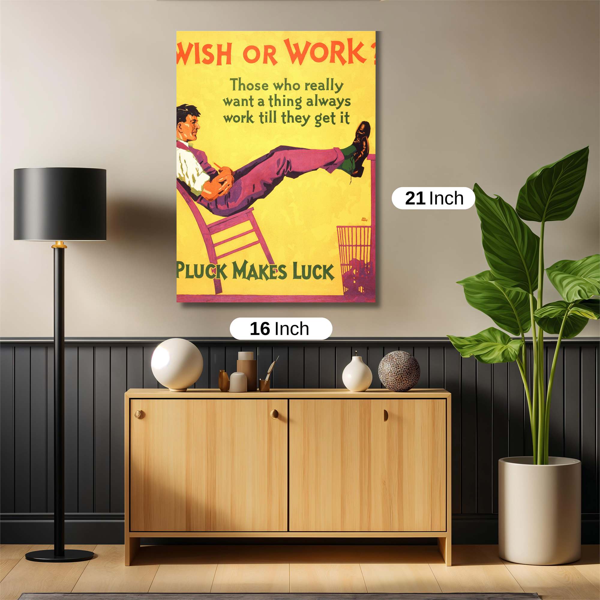 Lazybones Lament Safe Wall Magnetic / M