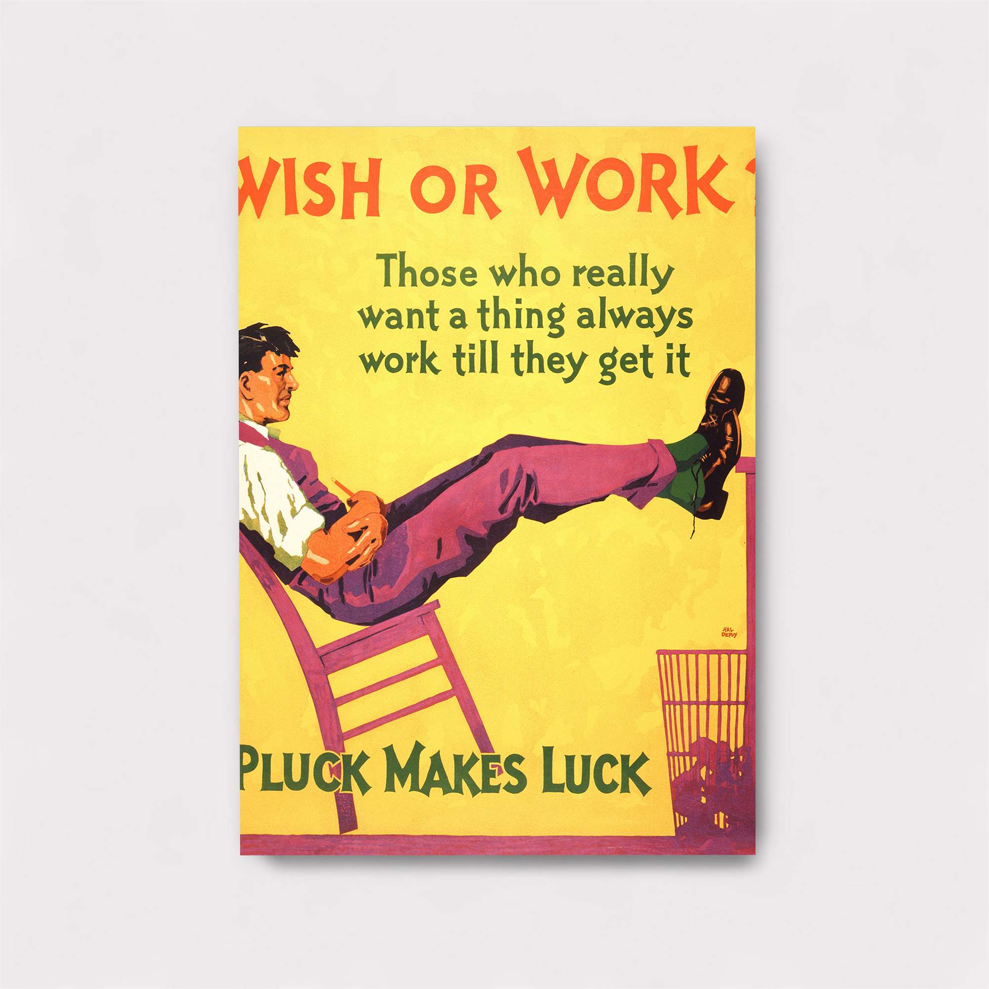 Lazybones Lament Safe Wall Magnetic / M