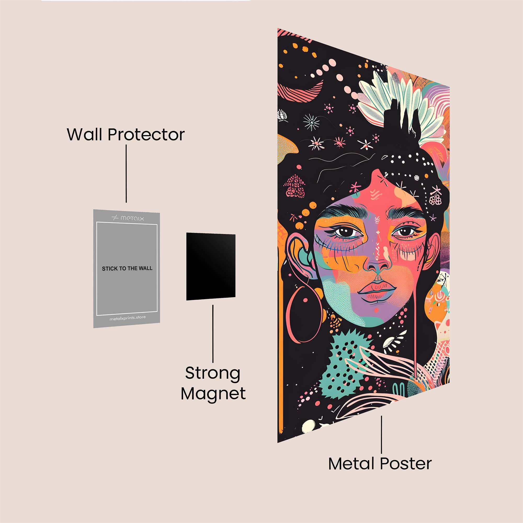 Cosmic Serenity Safe Wall Magnetic / M